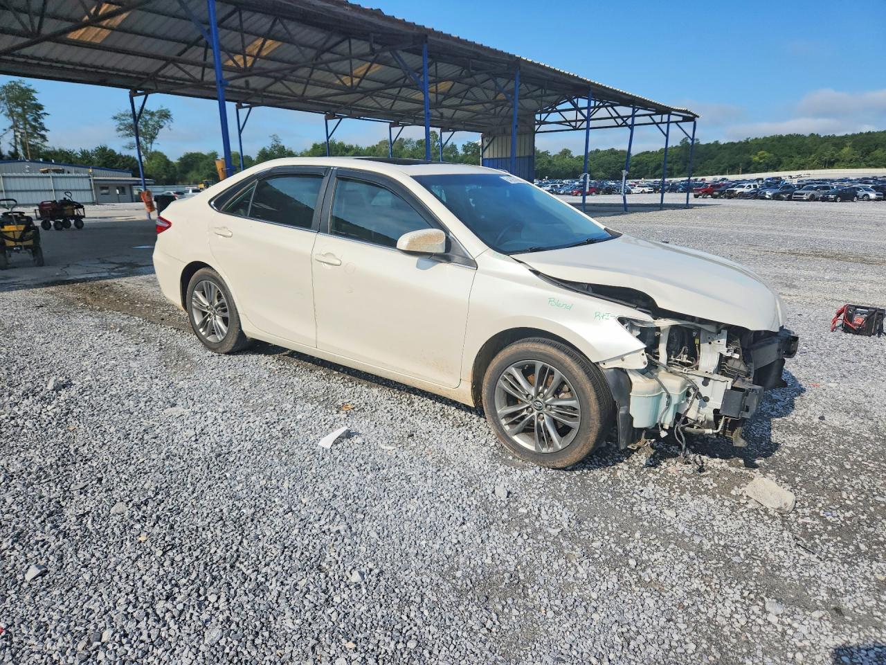 2015 Toyota Camry Se White vin: 4T1BF1FK6FU009269