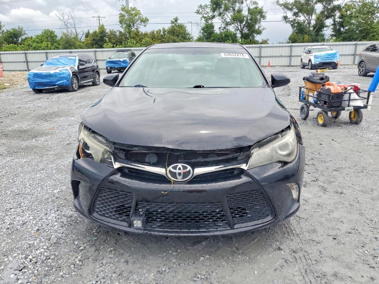 2015 Toyota Camry Se Black vin: 4T1BF1FK6FU021826