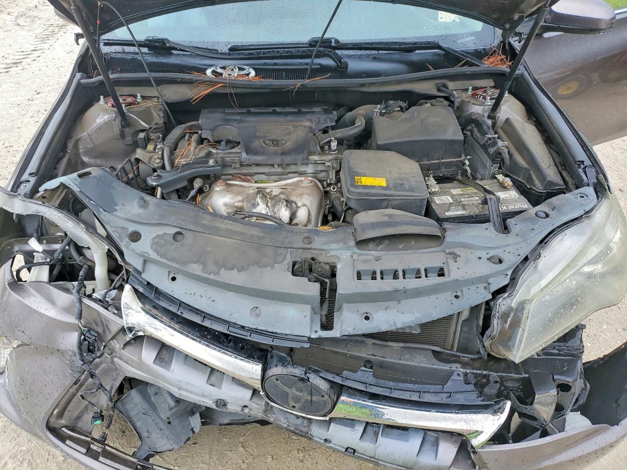 2015 Toyota Camry Se Gray vin: 4T1BF1FK6FU023611