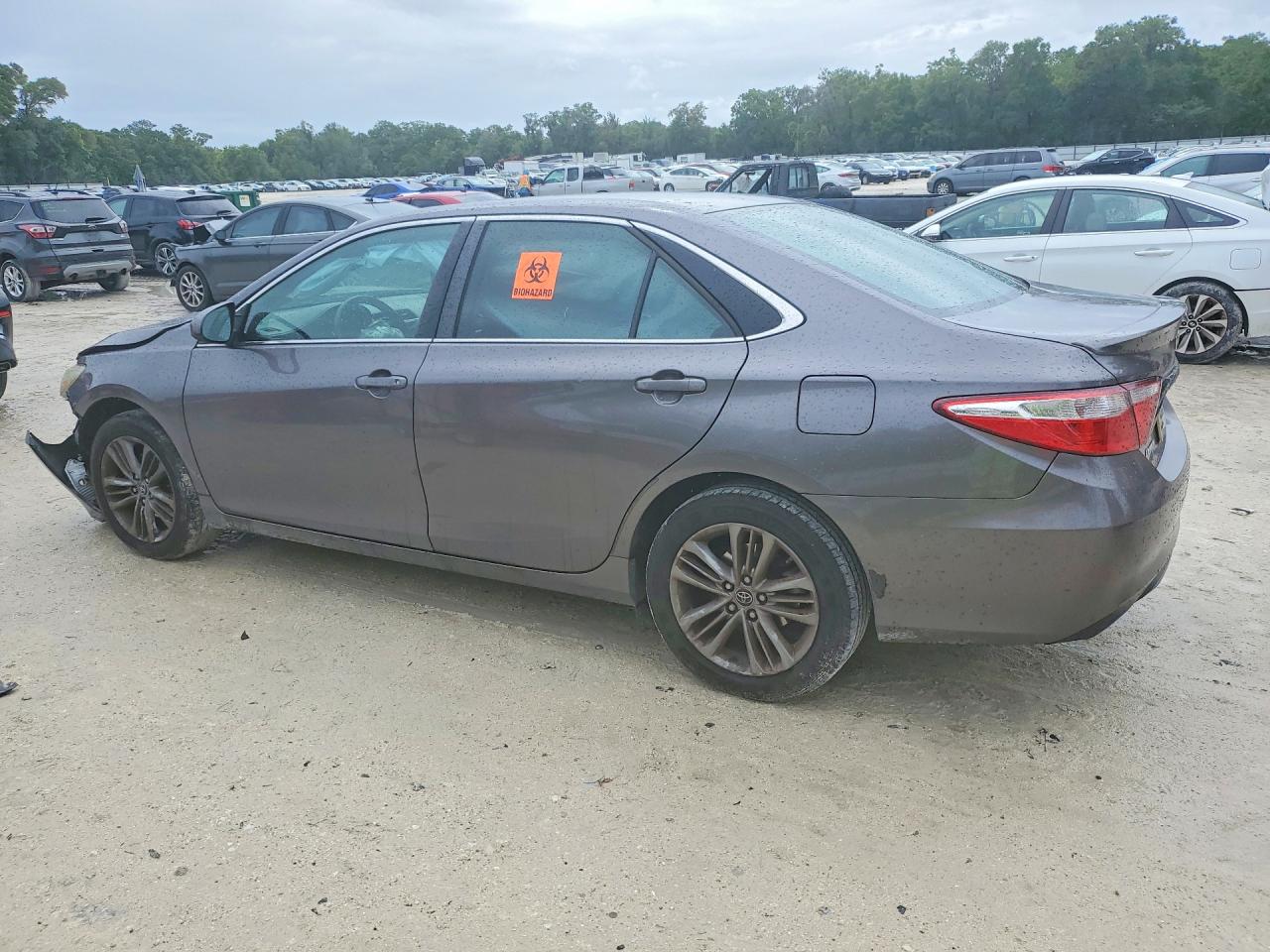 2015 Toyota Camry Se Gray vin: 4T1BF1FK6FU023611