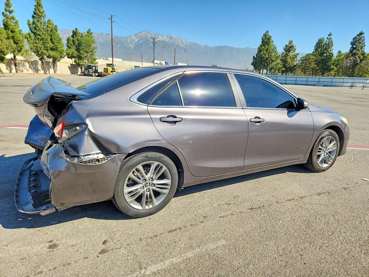2015 Toyota Camry Se Gray vin: 4T1BF1FK6FU030221