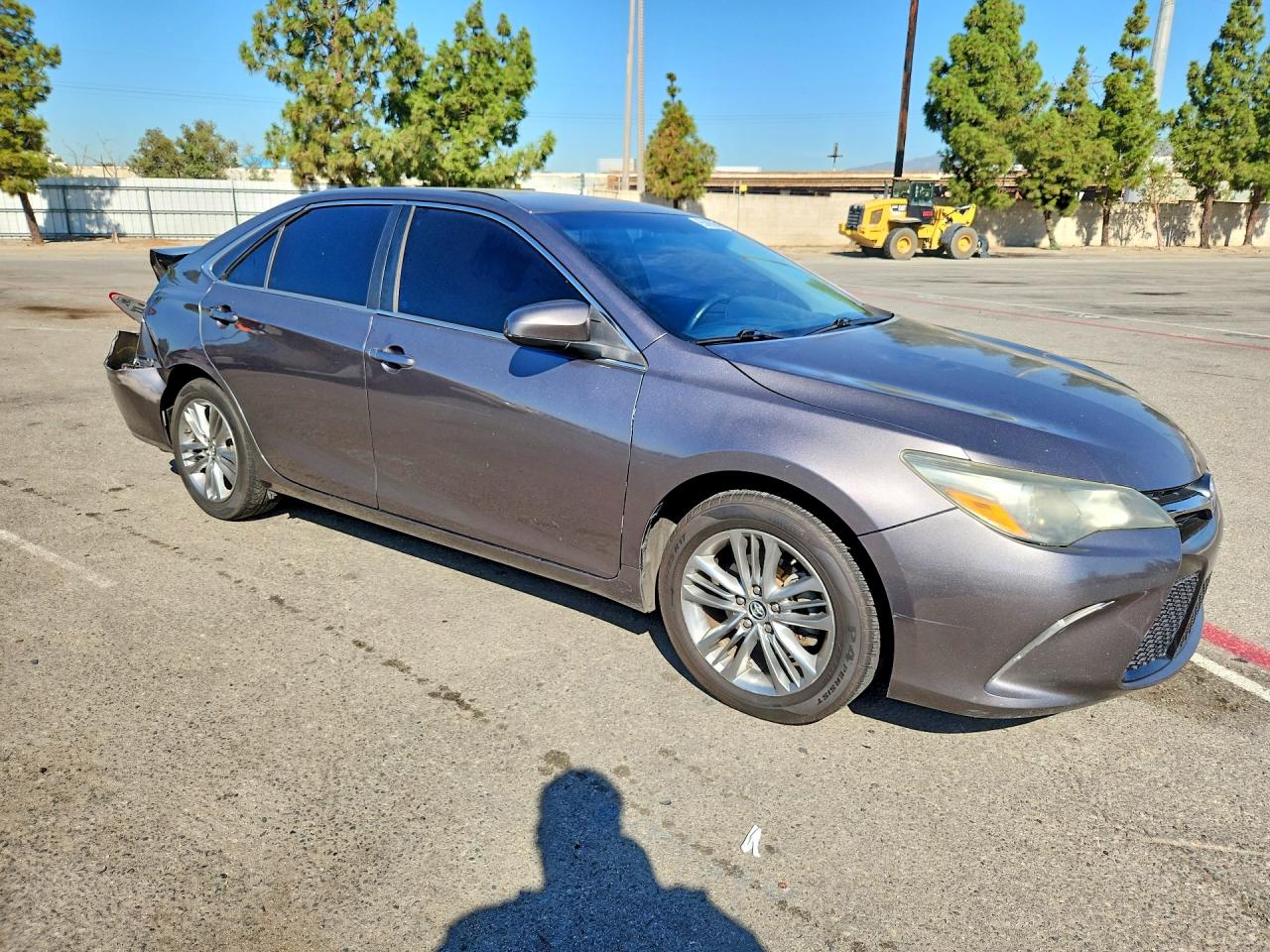 2015 Toyota Camry Se Gray vin: 4T1BF1FK6FU030221