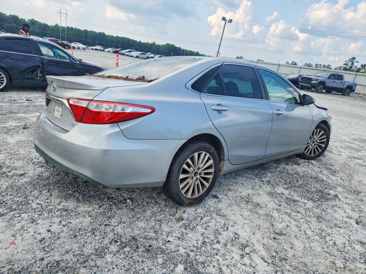 2015 Toyota Camry Se Silver vin: 4T1BF1FK6FU035953