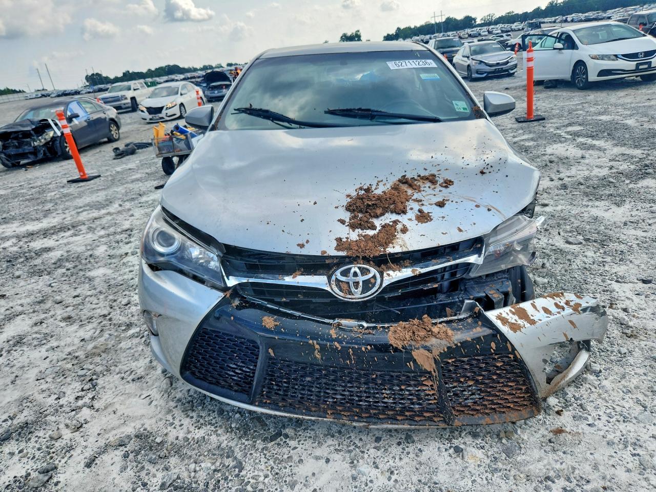 2015 Toyota Camry Se Silver vin: 4T1BF1FK6FU035953