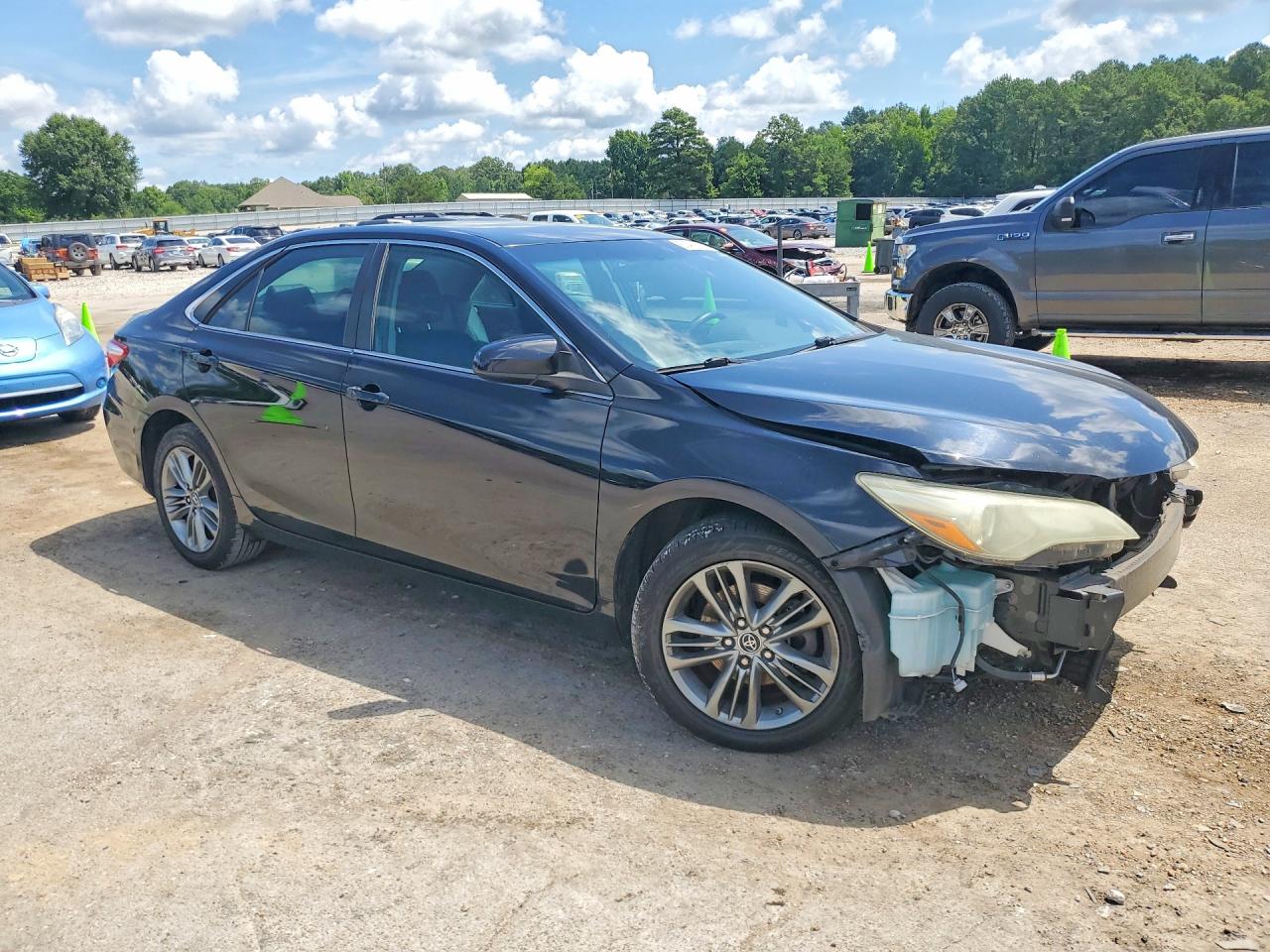 2015 Toyota Camry Se Черный vin: 4T1BF1FK6FU055829