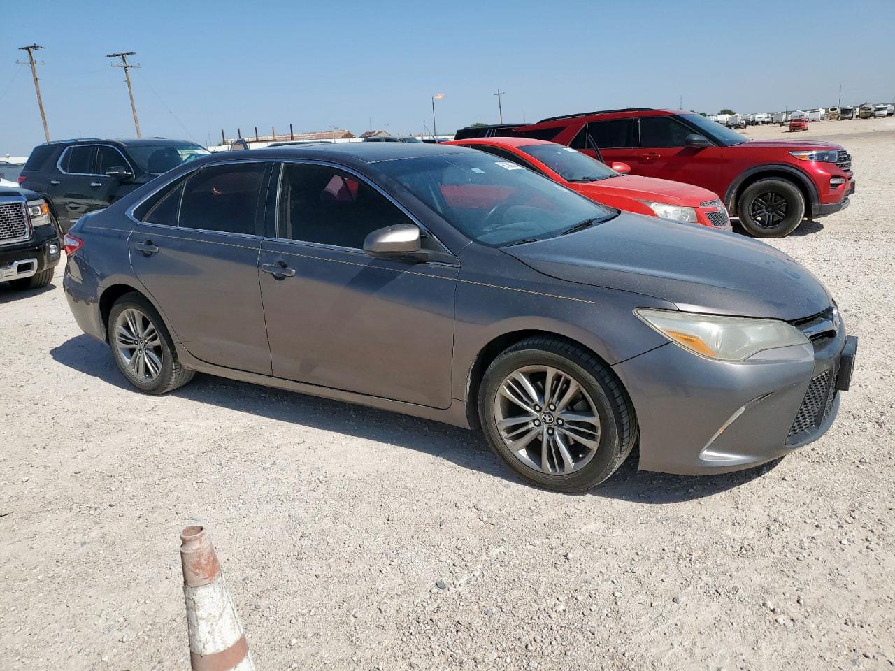 2015 Toyota Camry Le Gray vin: 4T1BF1FK6FU060352