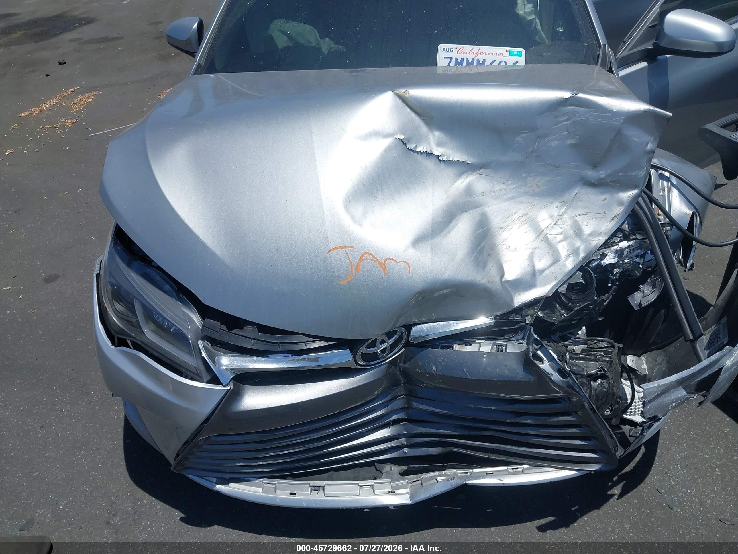 2015 Toyota Camry Le Silver vin: 4T1BF1FK6FU067253