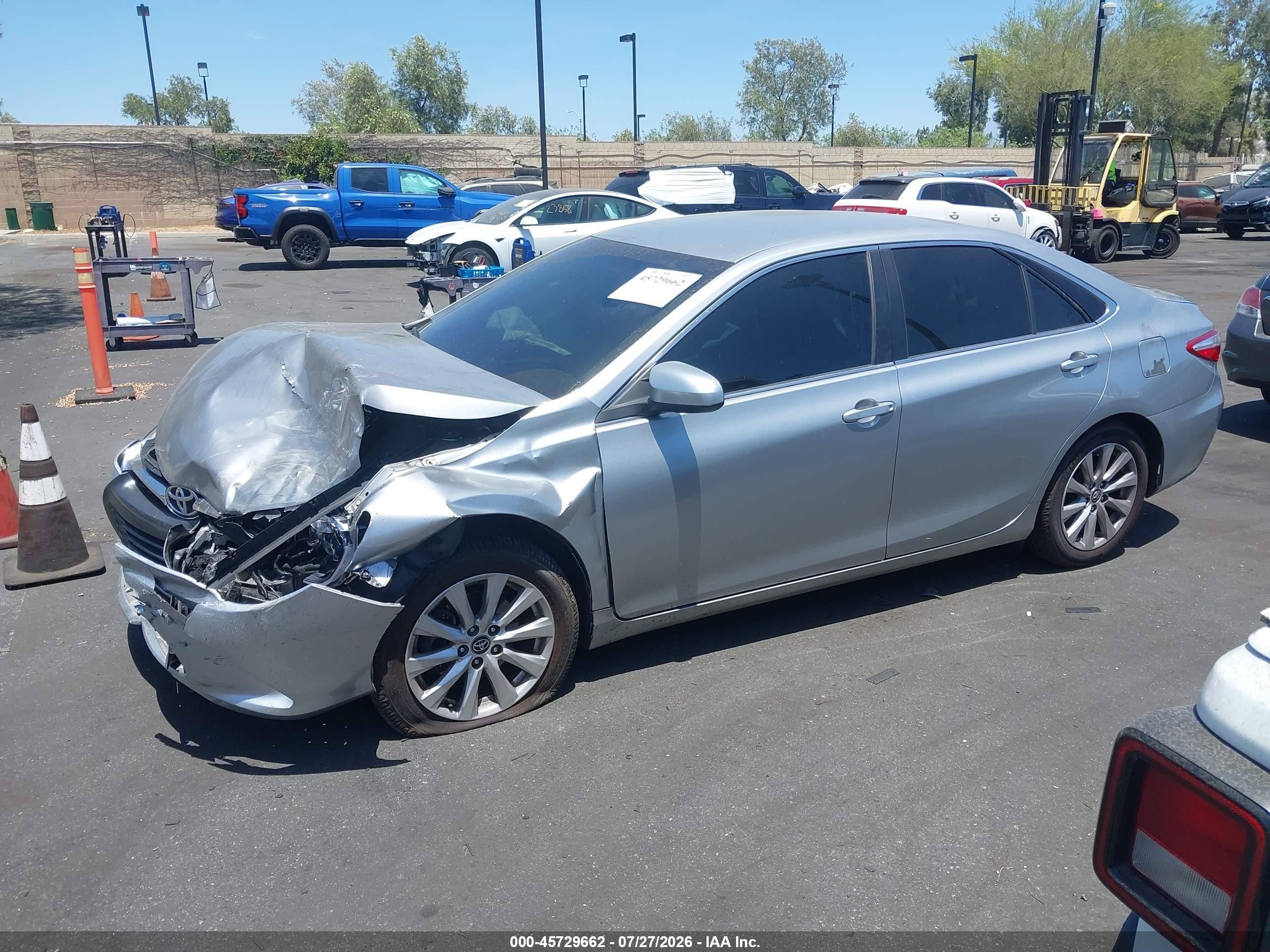 2015 Toyota Camry Le Silver vin: 4T1BF1FK6FU067253
