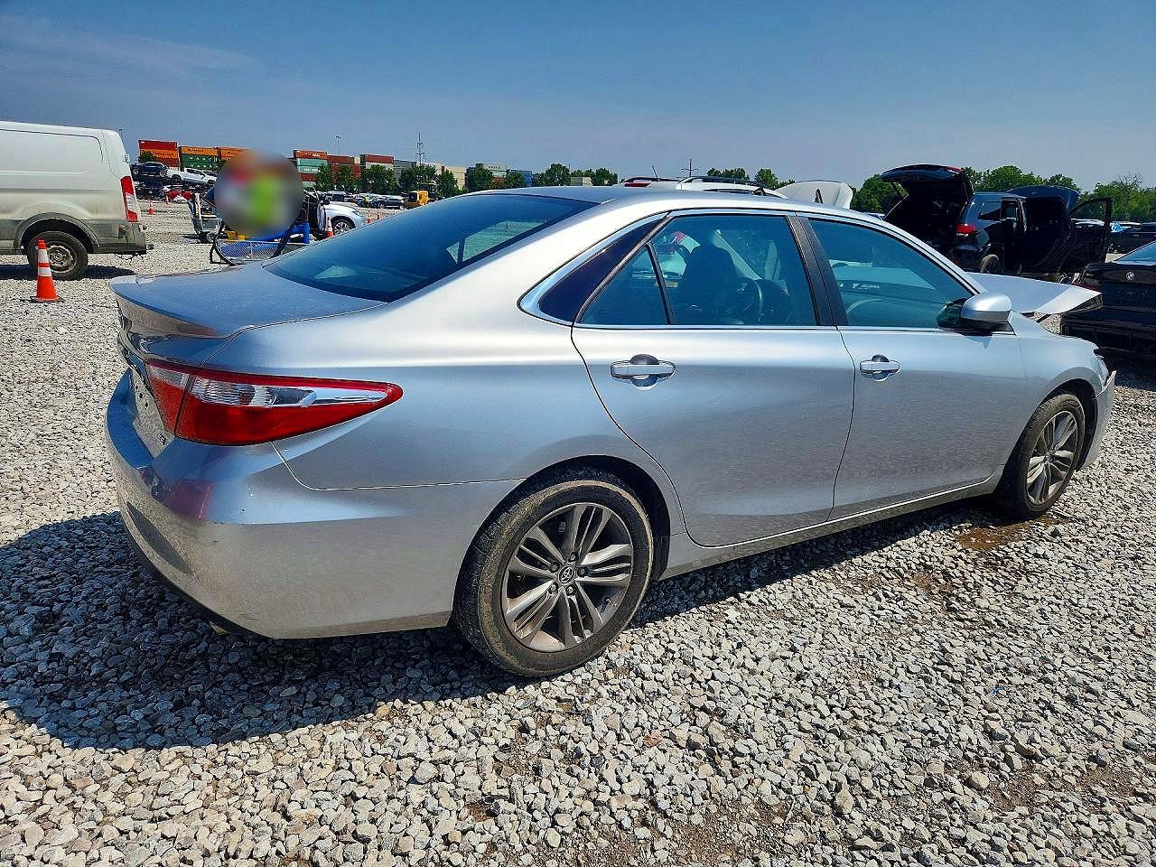 2015 Toyota Camry Se Silver vin: 4T1BF1FK6FU070217