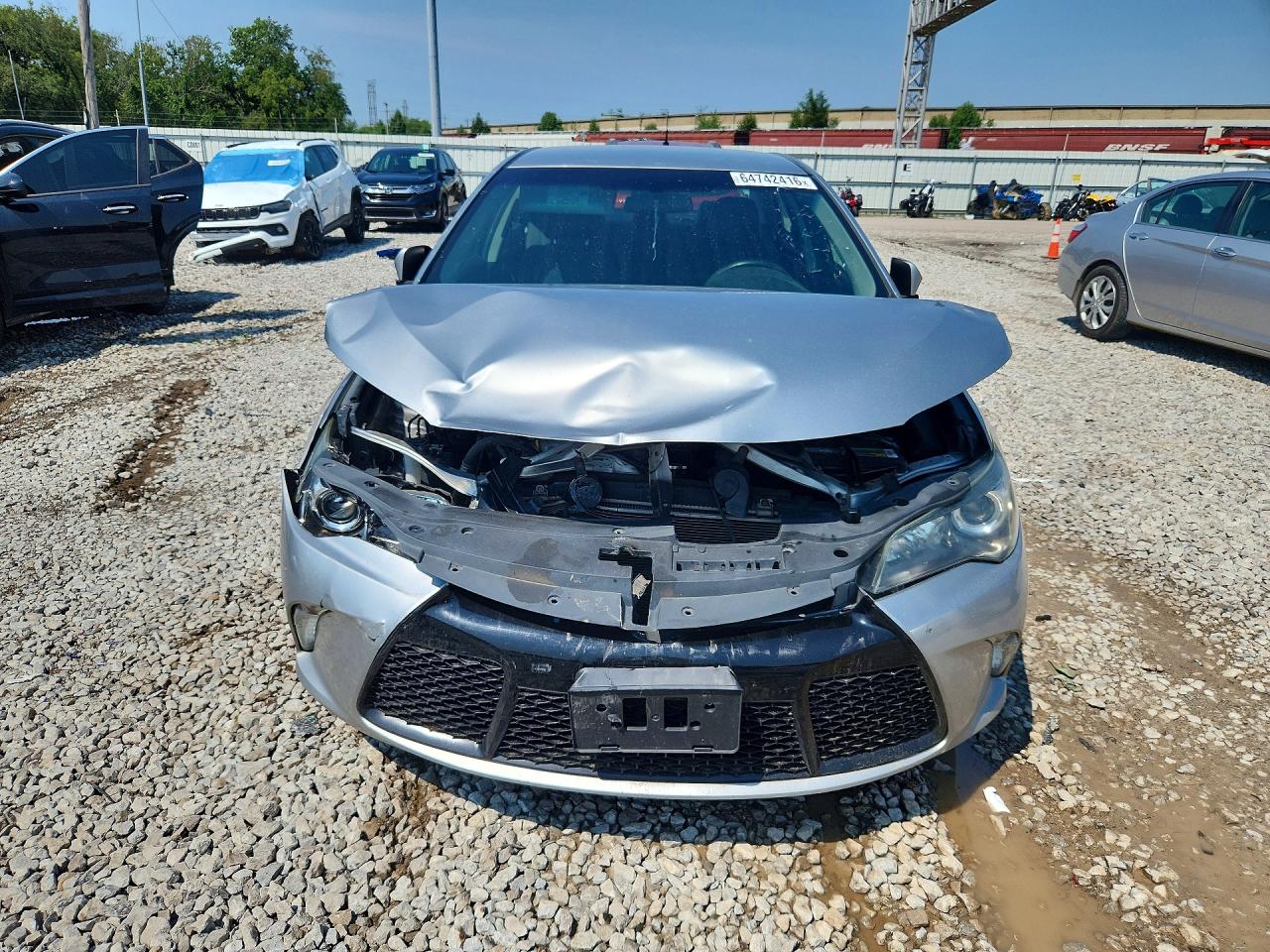 2015 Toyota Camry Se Silver vin: 4T1BF1FK6FU070217