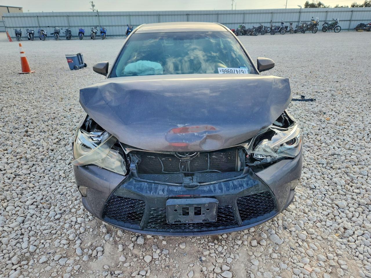 2015 Toyota Camry Se Gray vin: 4T1BF1FK6FU070458