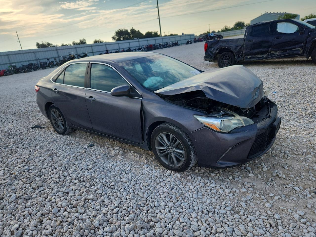 2015 Toyota Camry Se Gray vin: 4T1BF1FK6FU070458