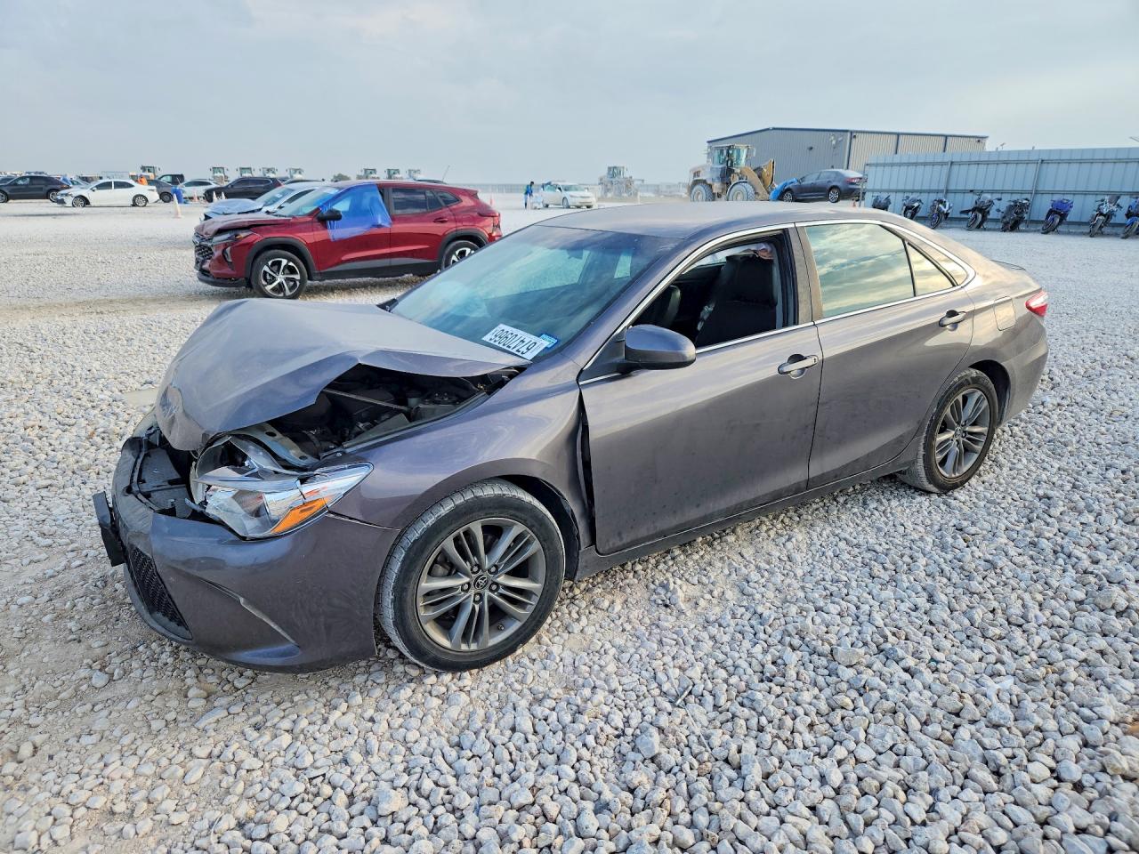 2015 Toyota Camry Se Gray vin: 4T1BF1FK6FU070458