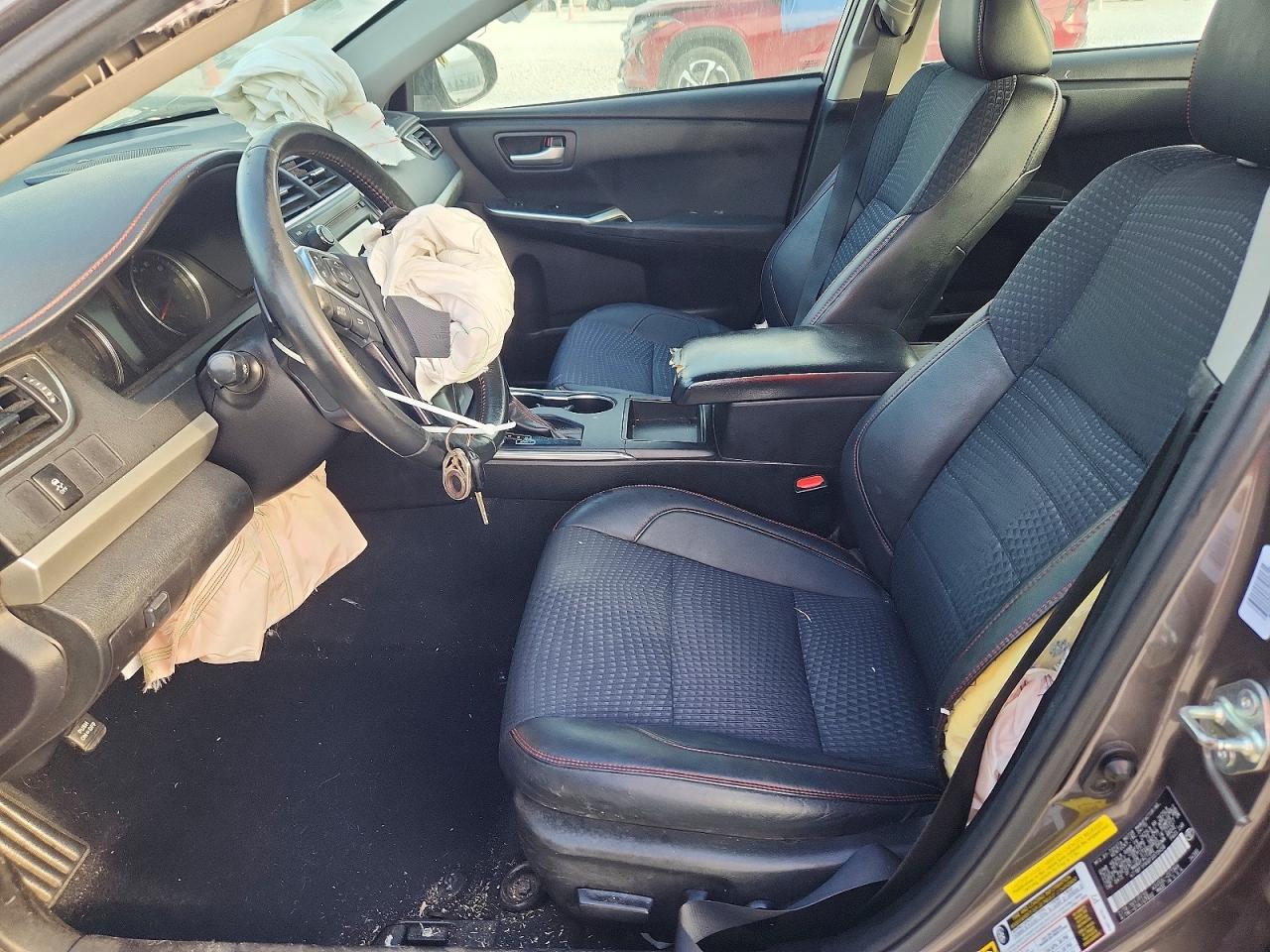 2015 Toyota Camry Se Gray vin: 4T1BF1FK6FU070458