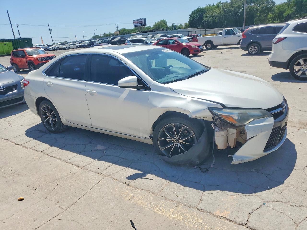 2015 Toyota Camry Xse White vin: 4T1BF1FK6FU073070