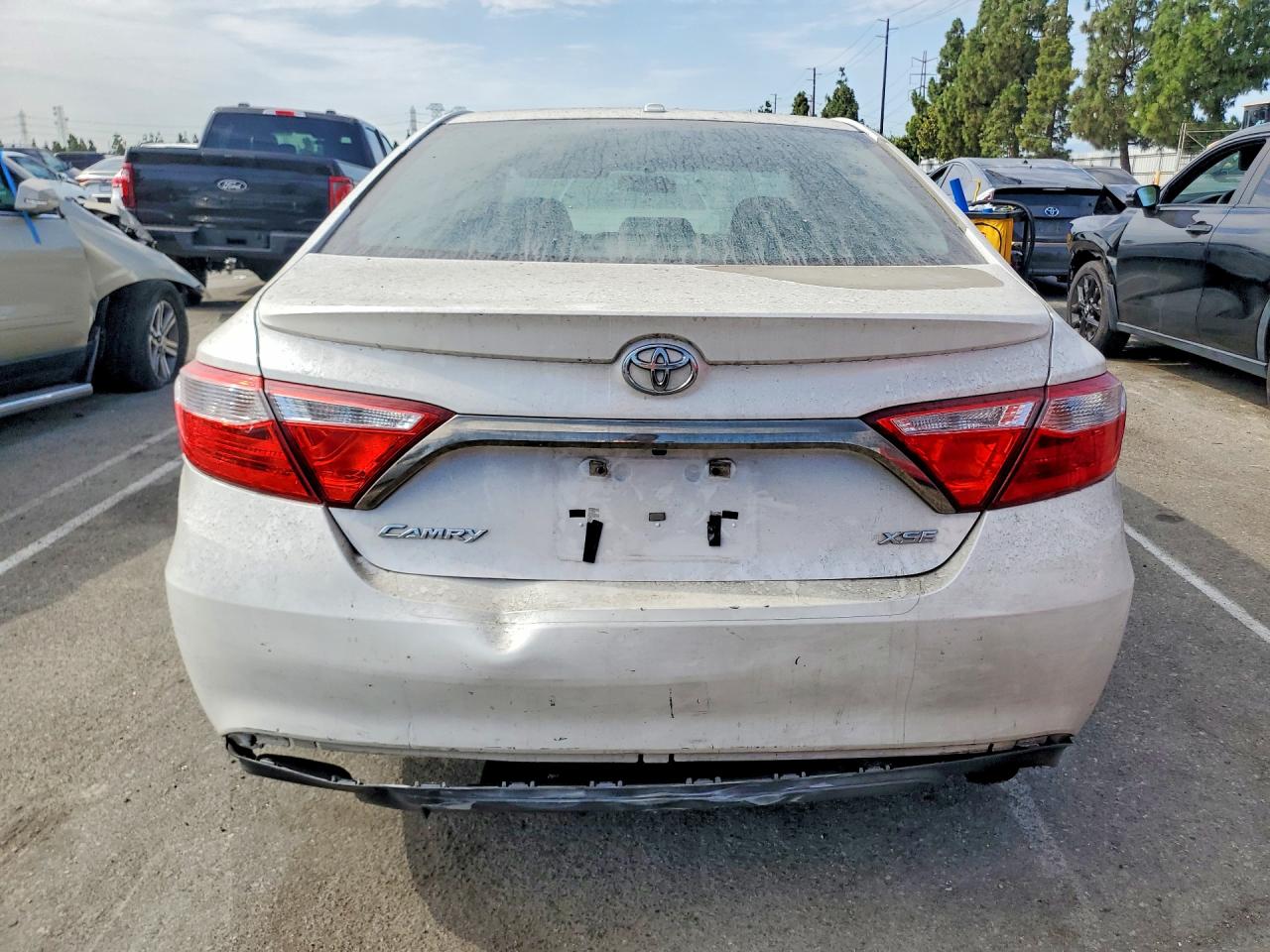 2015 Toyota Camry Xse White vin: 4T1BF1FK6FU075725
