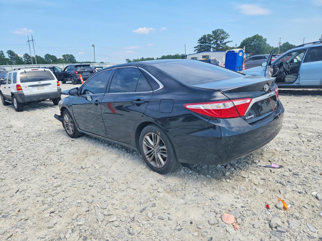 2015 Toyota Camry Se Черный vin: 4T1BF1FK6FU080780