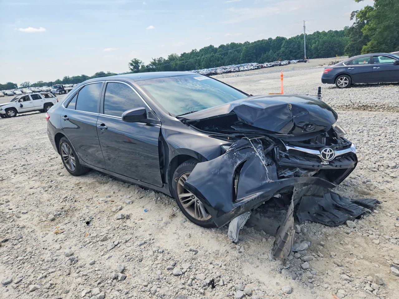 2015 Toyota Camry Se Черный vin: 4T1BF1FK6FU080780