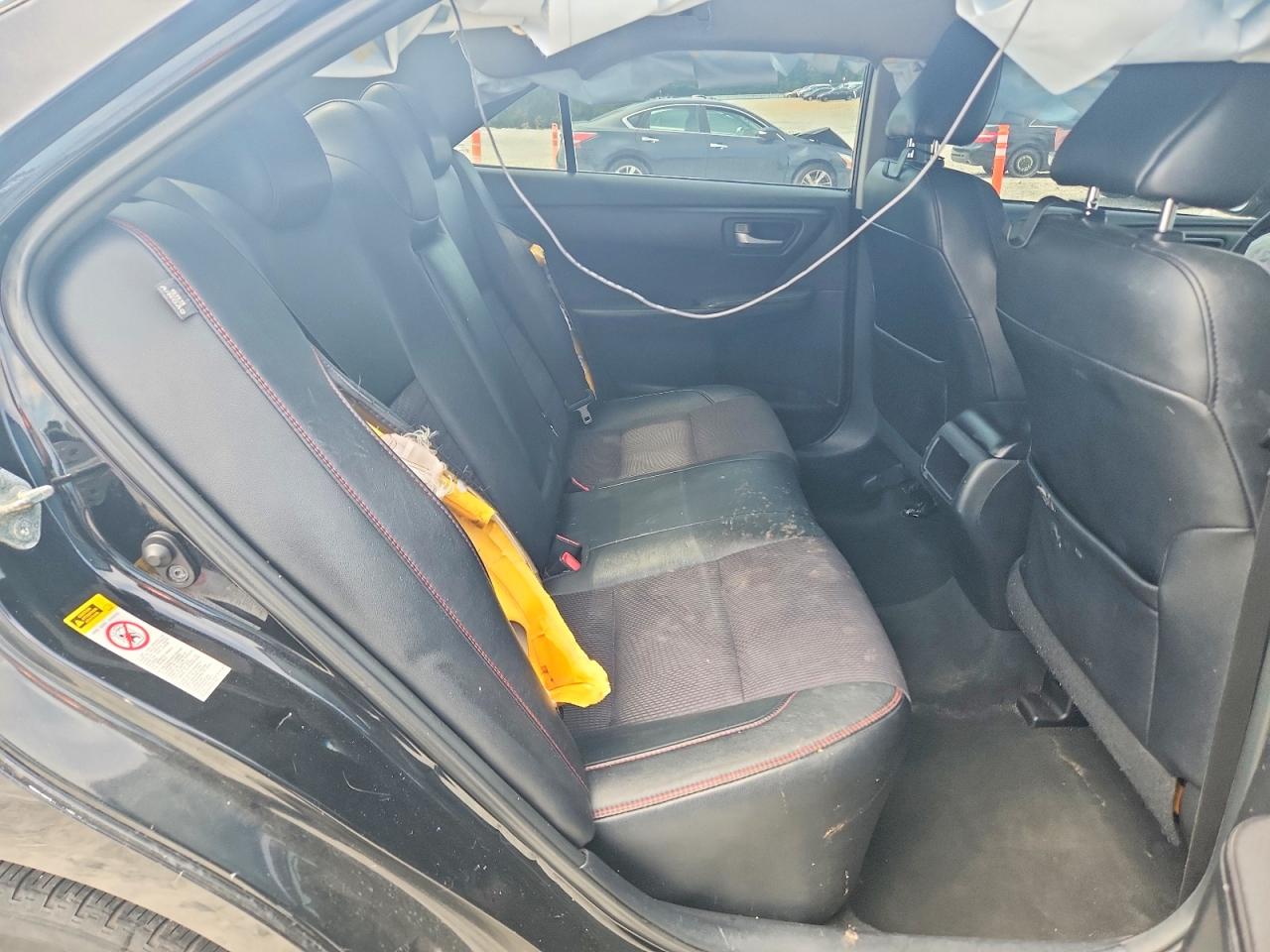 2015 Toyota Camry Se Черный vin: 4T1BF1FK6FU080780