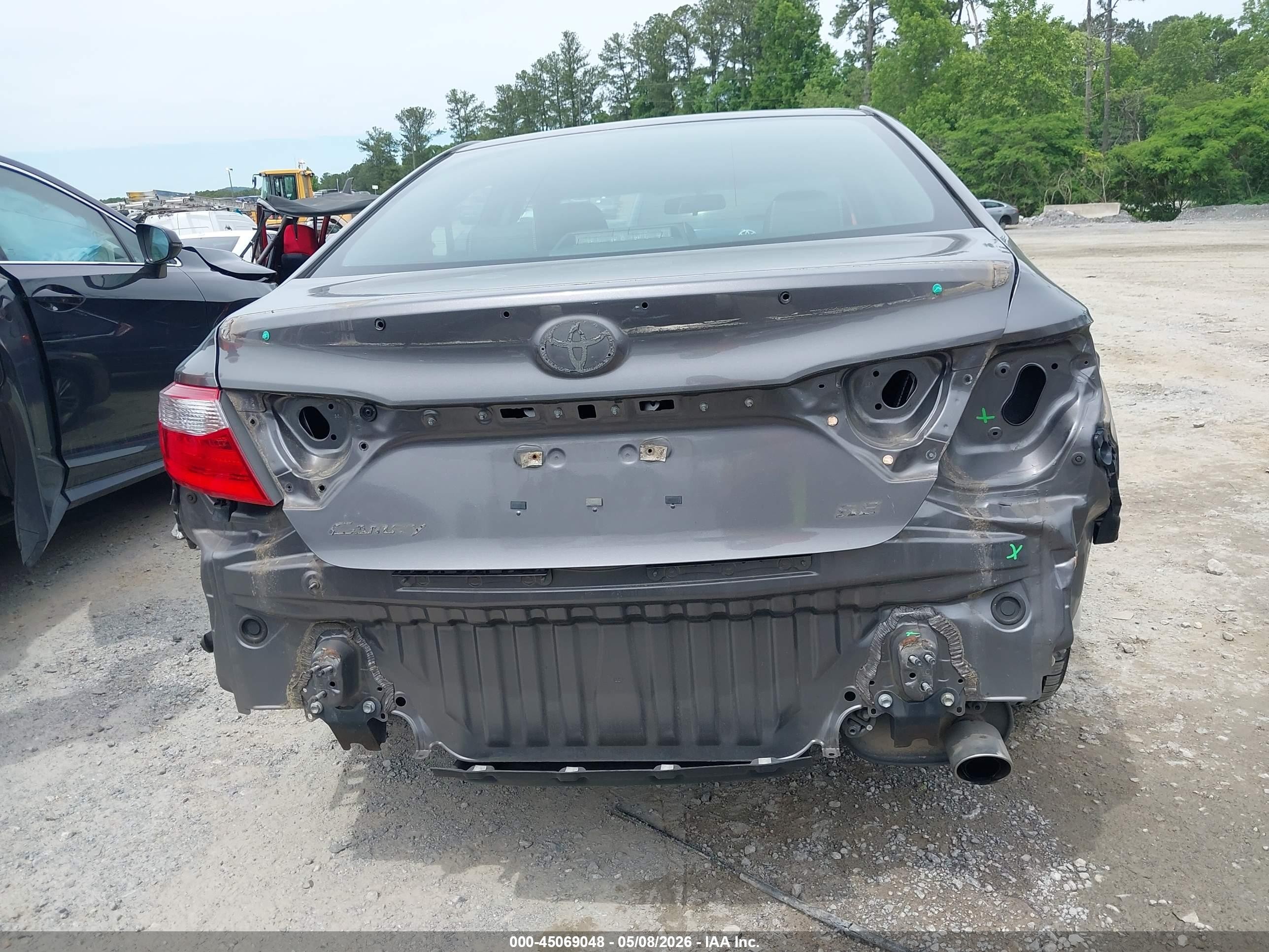 2015 Toyota Camry Se Серебряный vin: 4T1BF1FK6FU094551