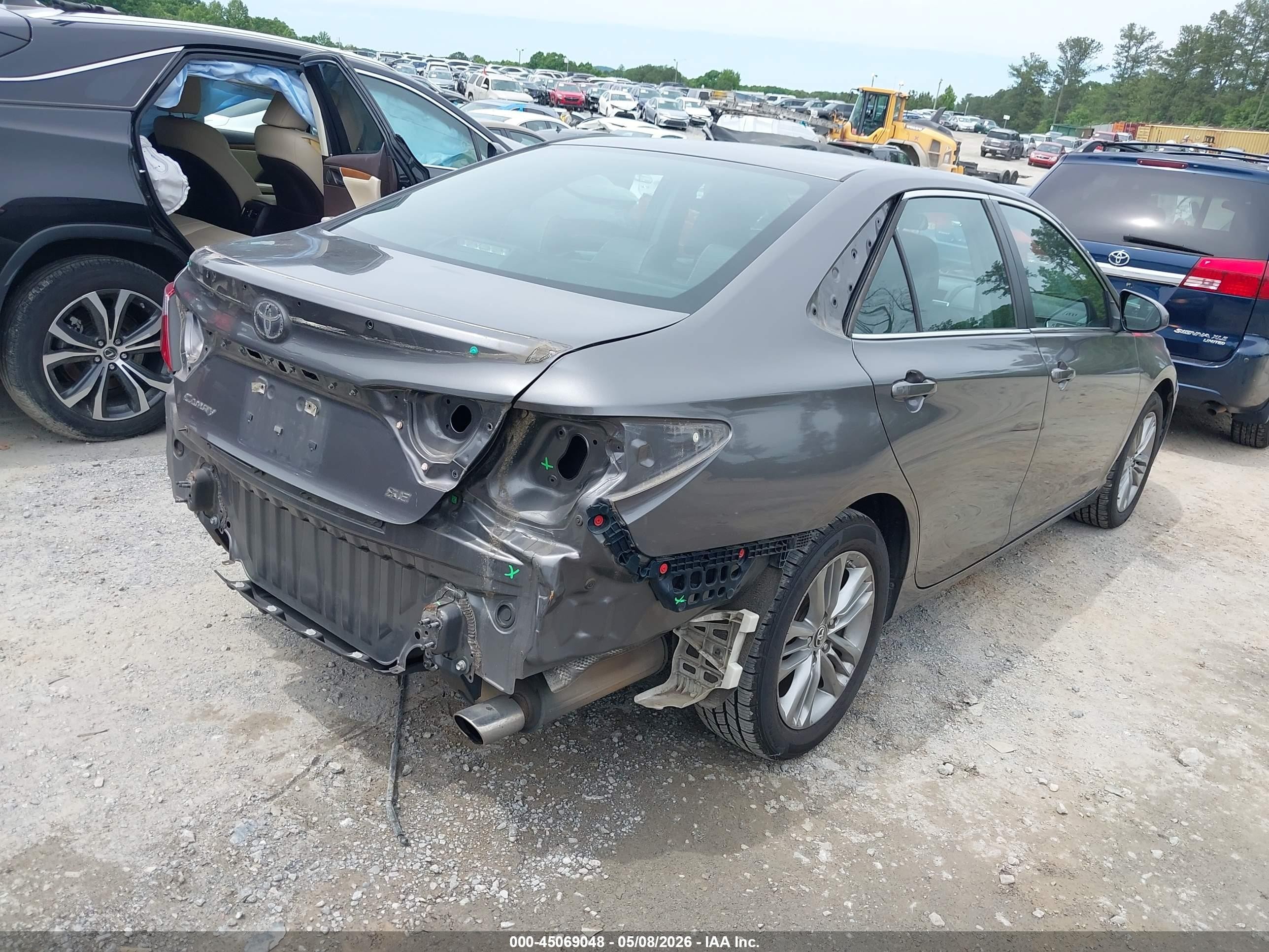 2015 Toyota Camry Se Серебряный vin: 4T1BF1FK6FU094551