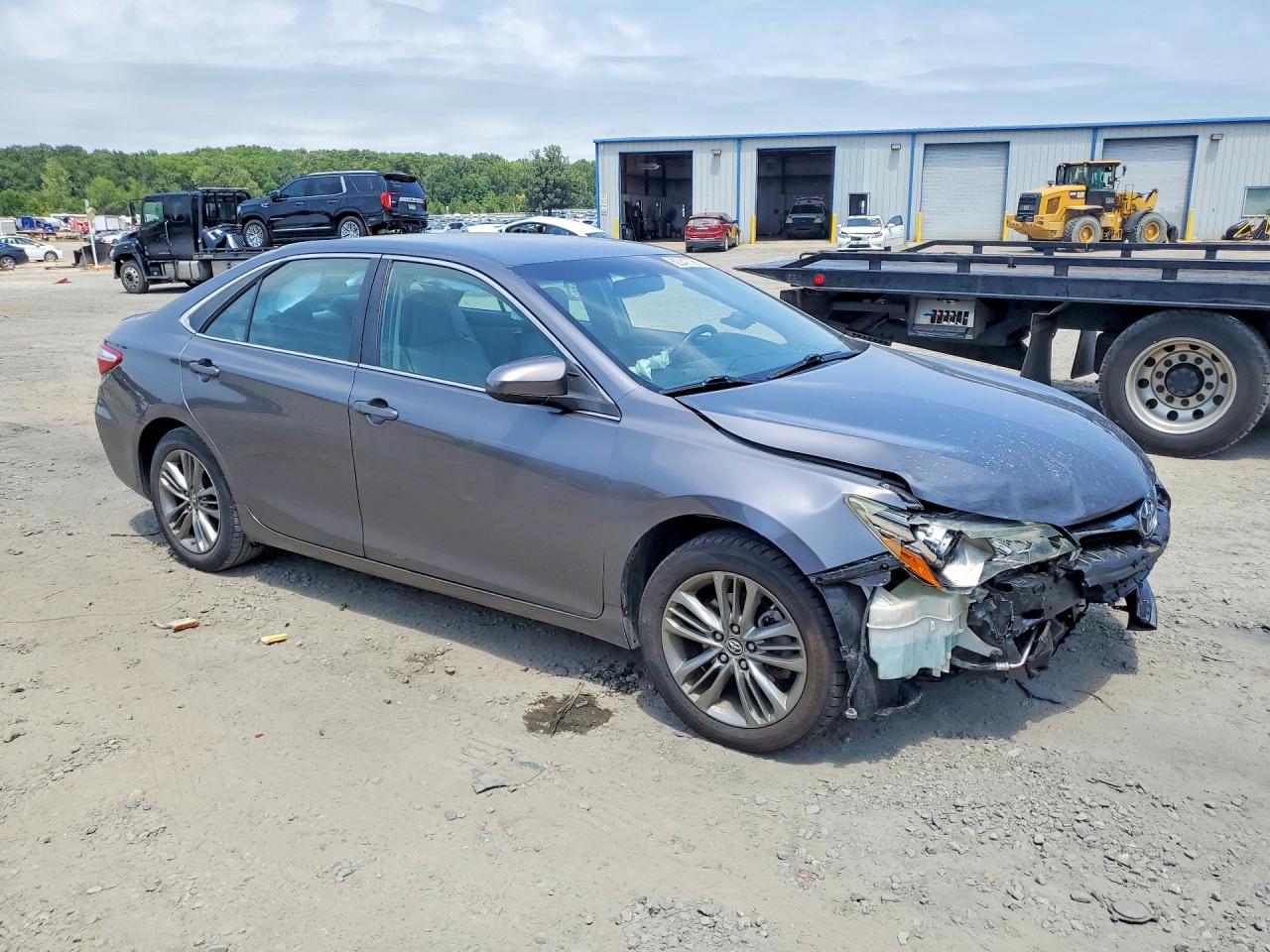 2015 Toyota Camry Se Gray vin: 4T1BF1FK6FU095389