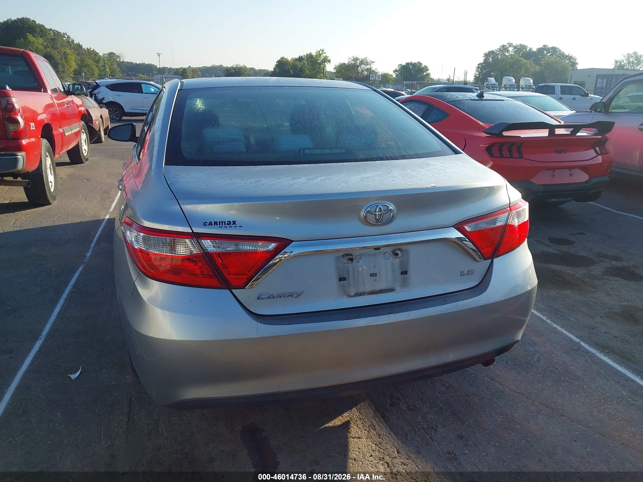2015 Toyota Camry Le Silver vin: 4T1BF1FK6FU106391