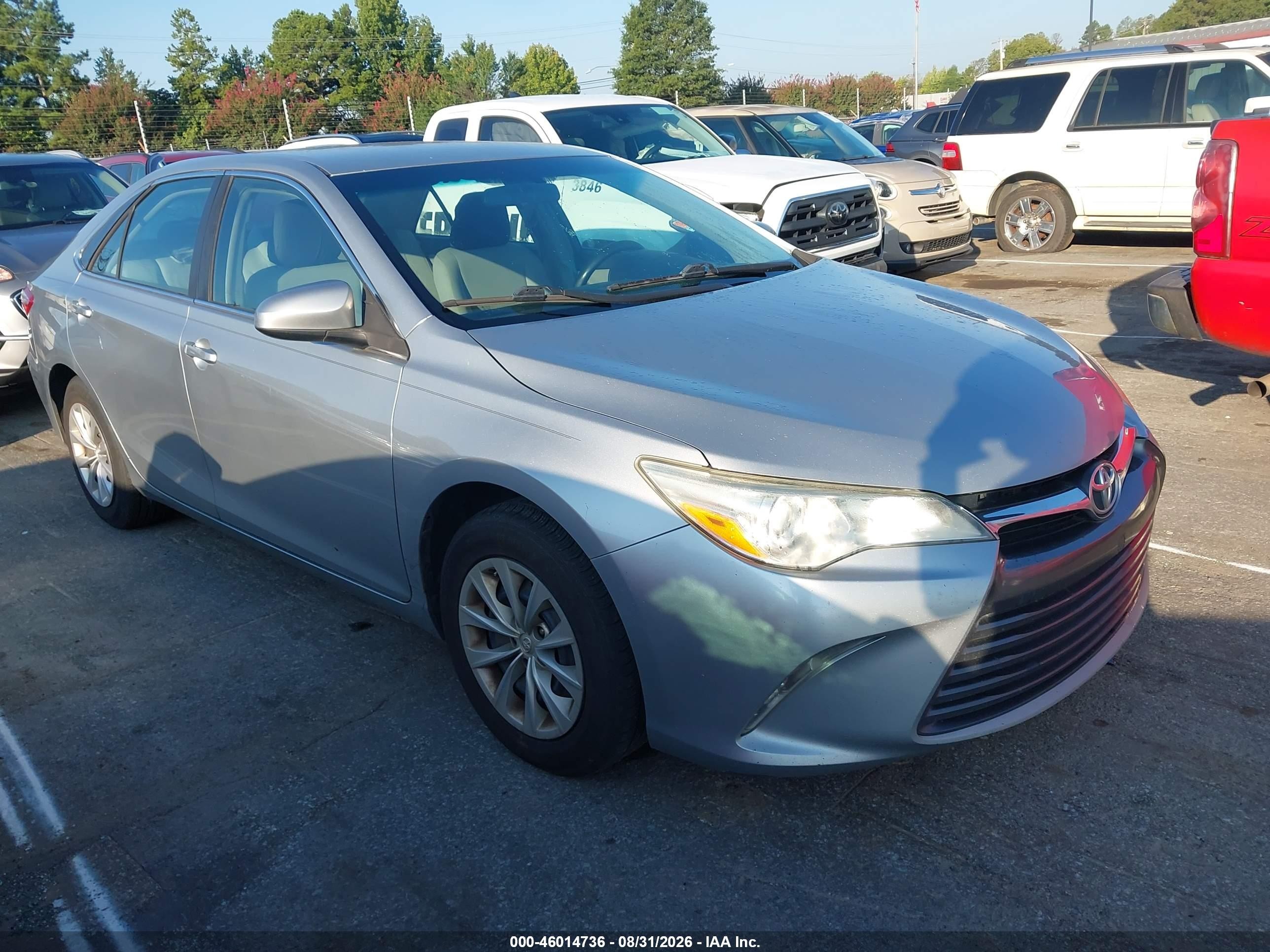2015 Toyota Camry Le Silver vin: 4T1BF1FK6FU106391