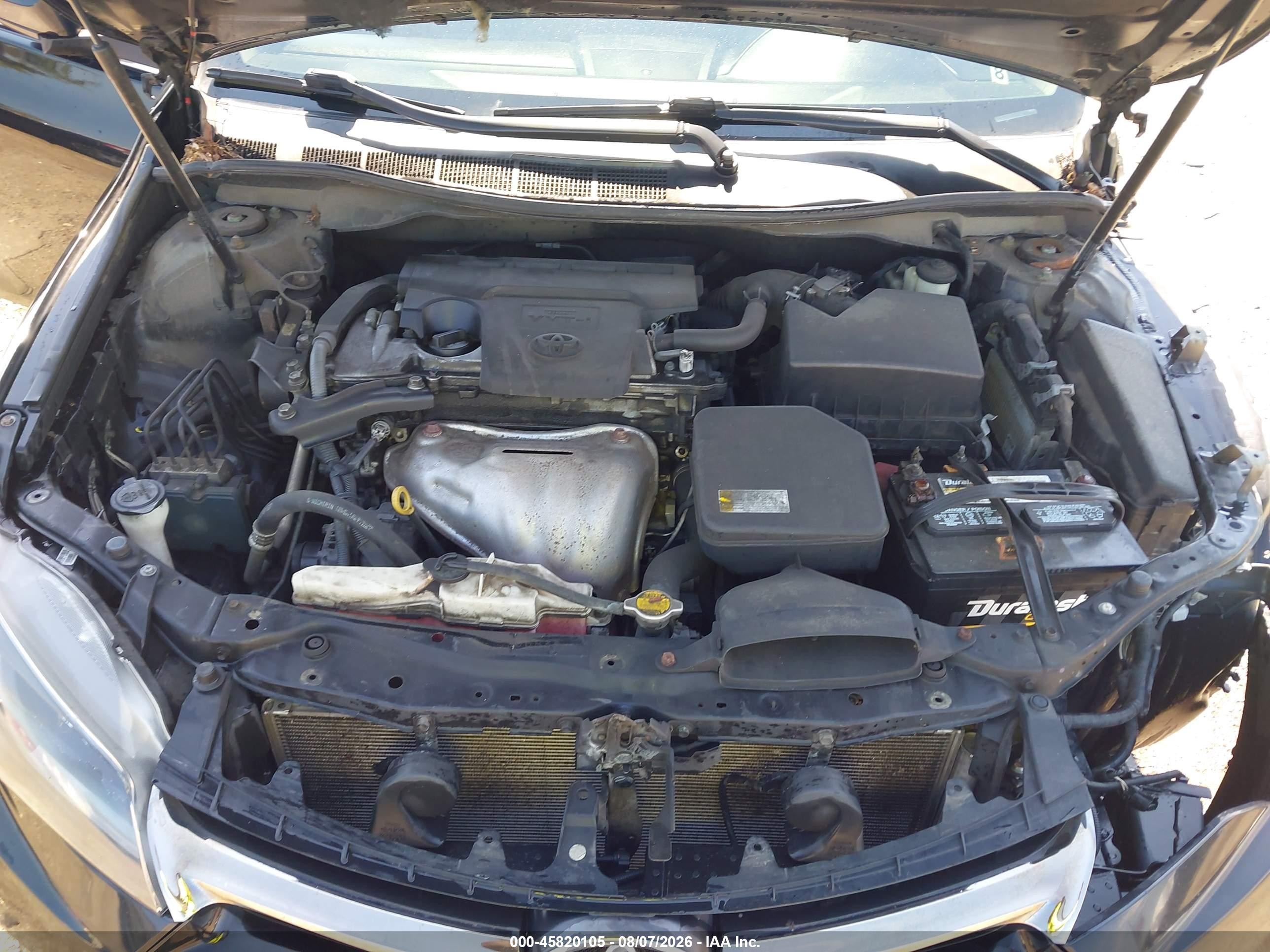 2015 Toyota Camry Se Black vin: 4T1BF1FK6FU108738