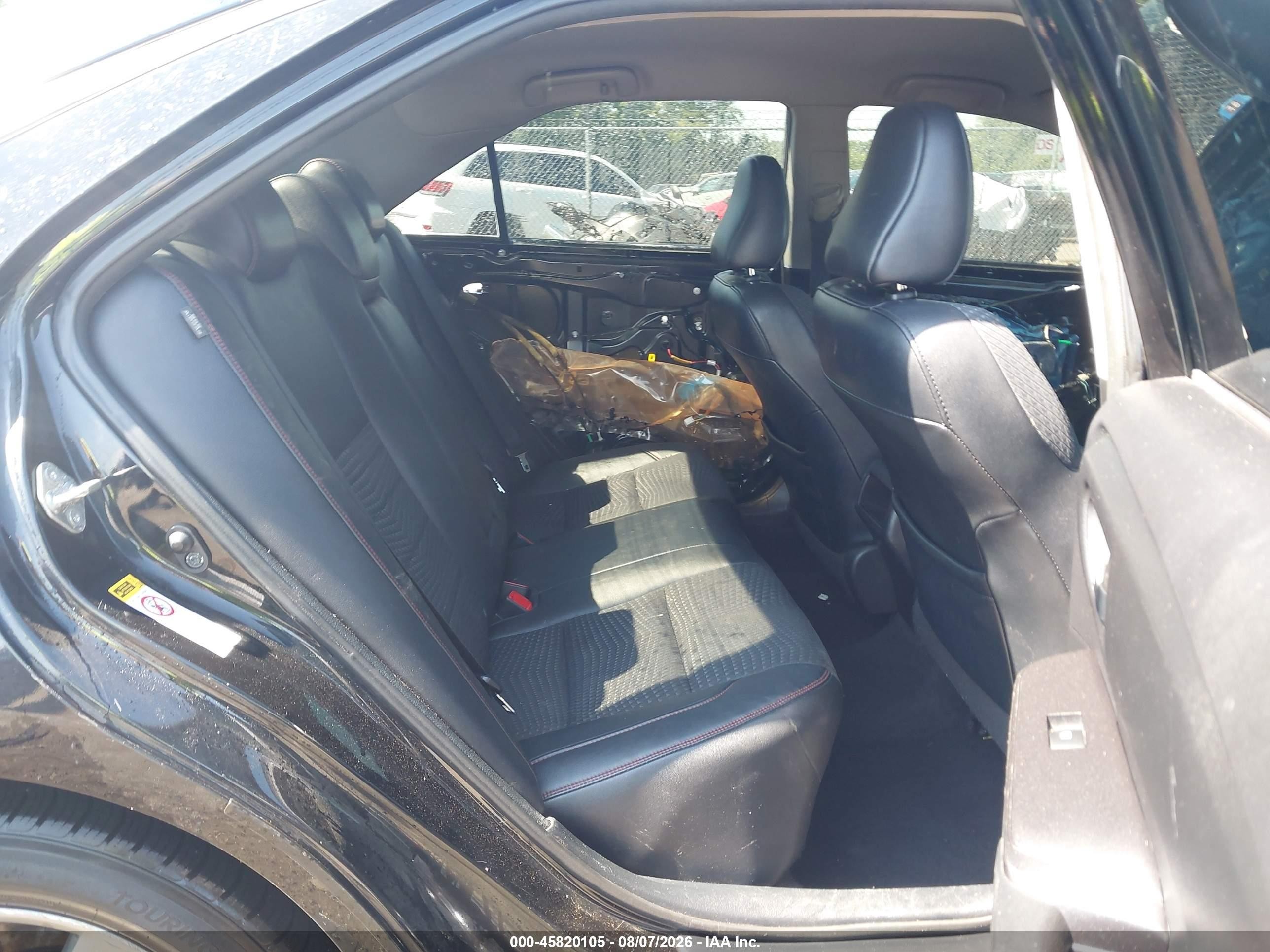 2015 Toyota Camry Se Black vin: 4T1BF1FK6FU108738