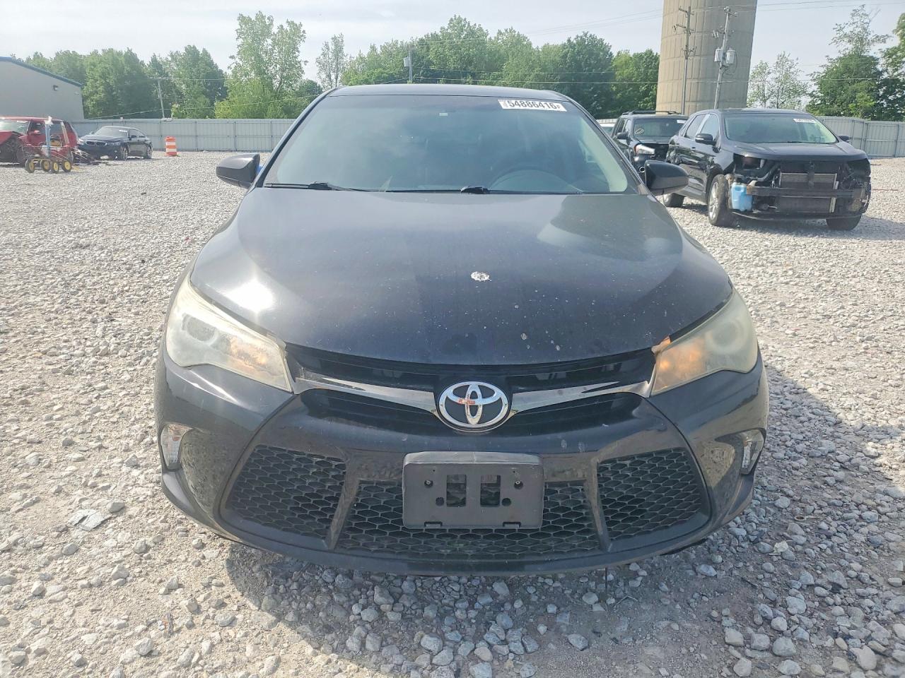 2015 Toyota Camry Se Black vin: 4T1BF1FK6FU114460