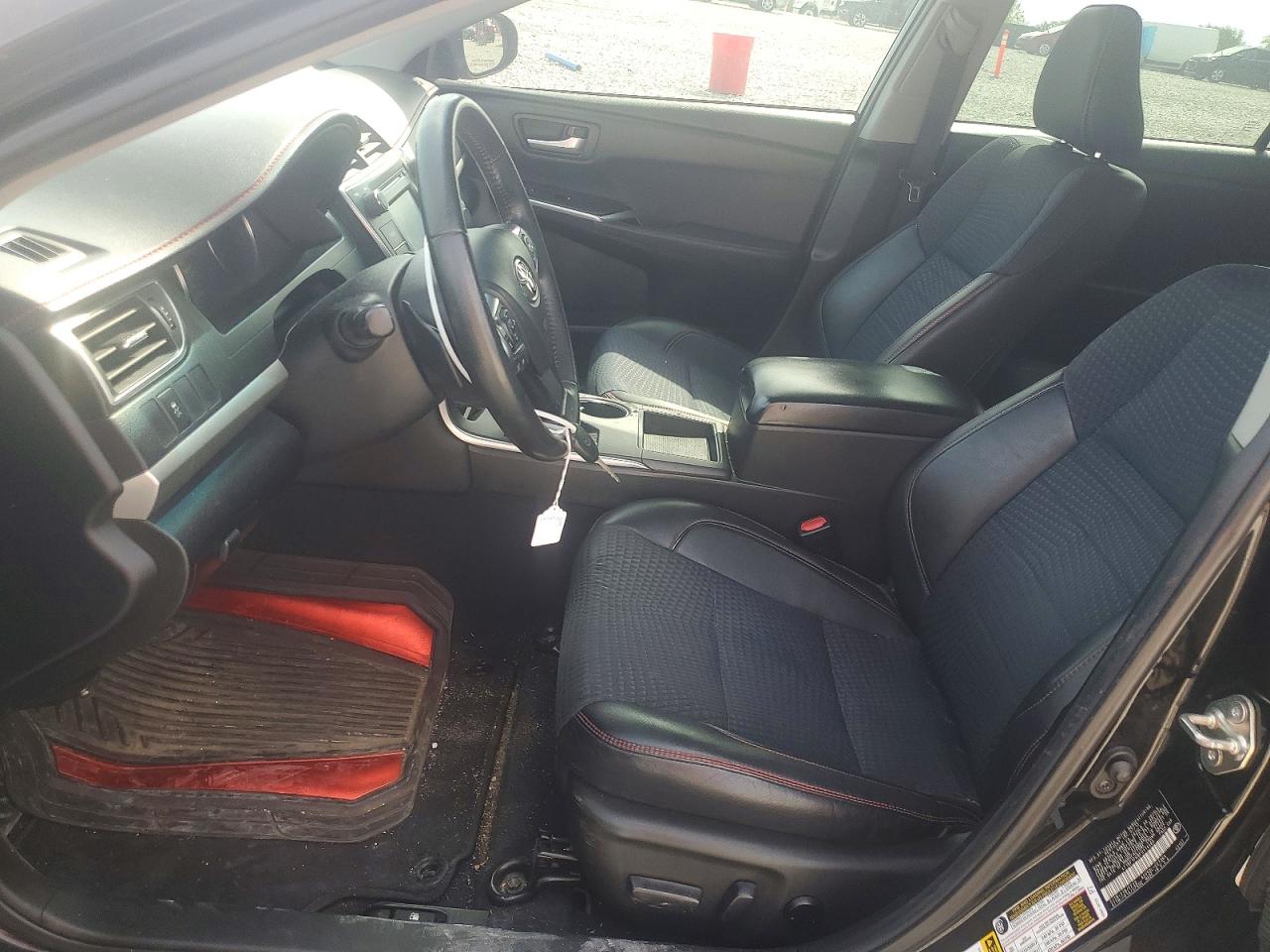 2015 Toyota Camry Se Black vin: 4T1BF1FK6FU114460