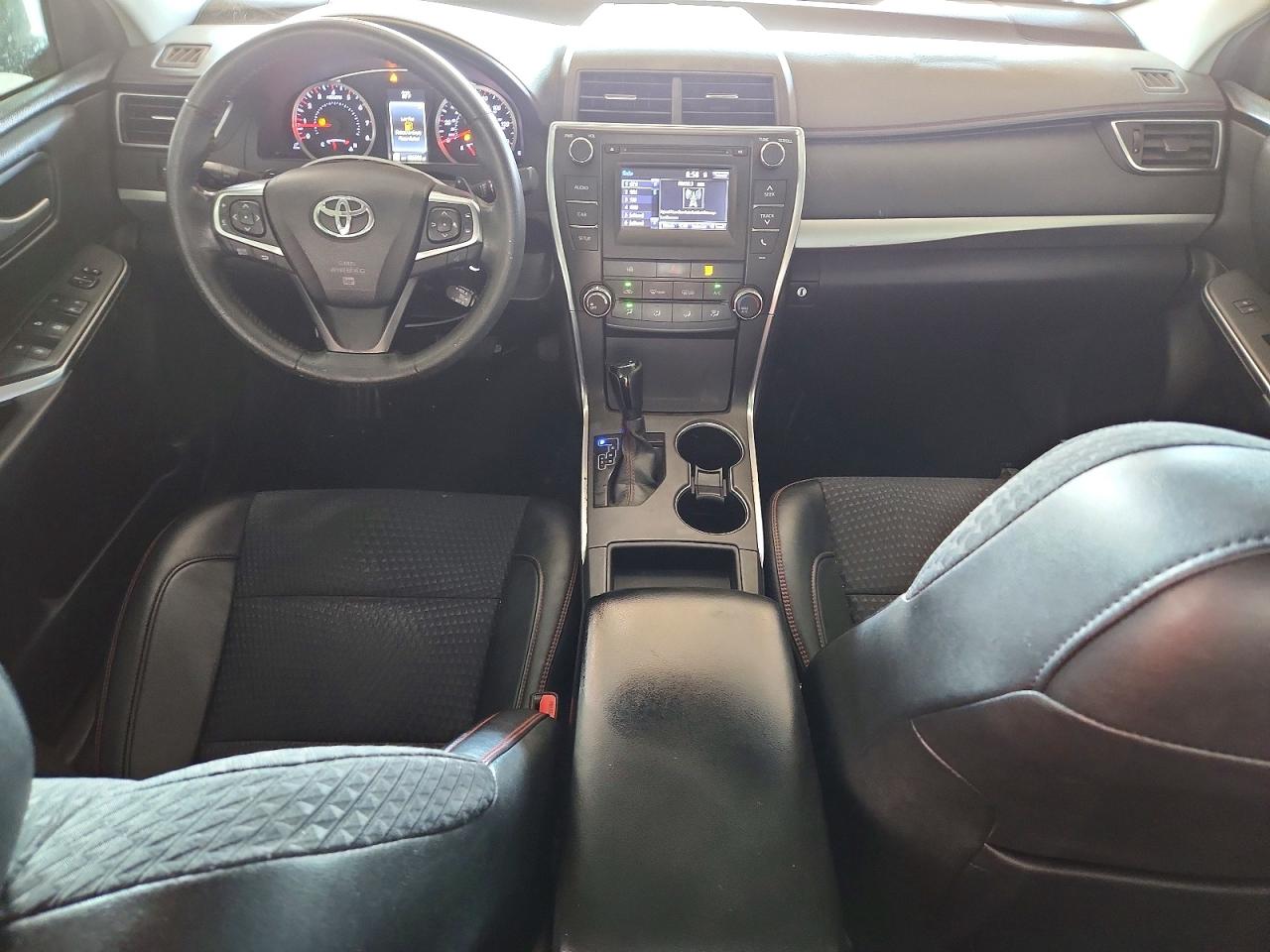 2015 Toyota Camry Se Black vin: 4T1BF1FK6FU476353
