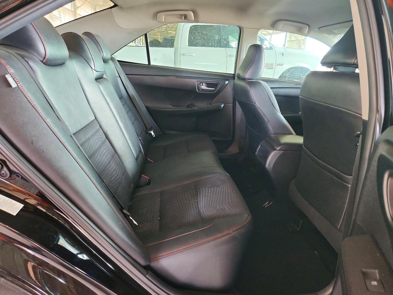 2015 Toyota Camry Se Black vin: 4T1BF1FK6FU476353