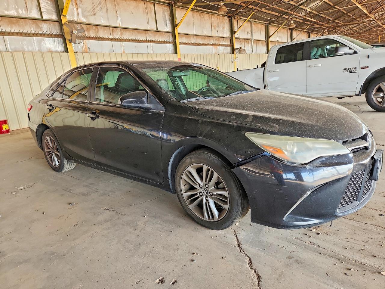 2015 Toyota Camry Se Black vin: 4T1BF1FK6FU476353