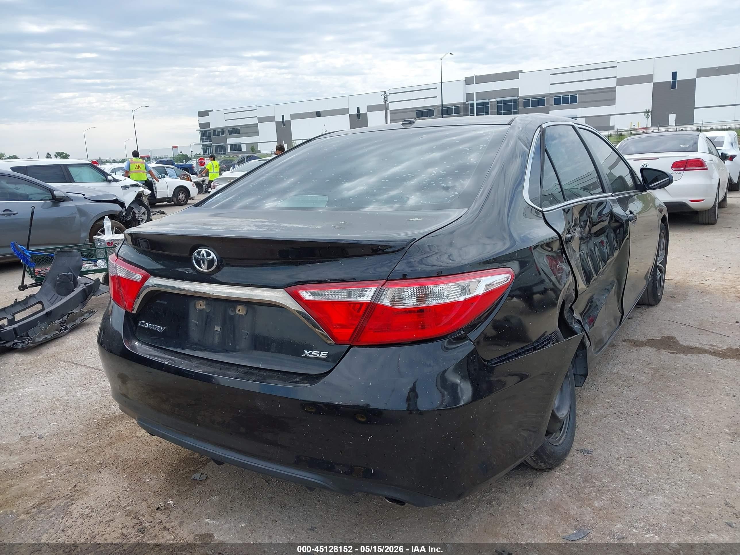 2015 Toyota Camry Xse Black vin: 4T1BF1FK6FU477373