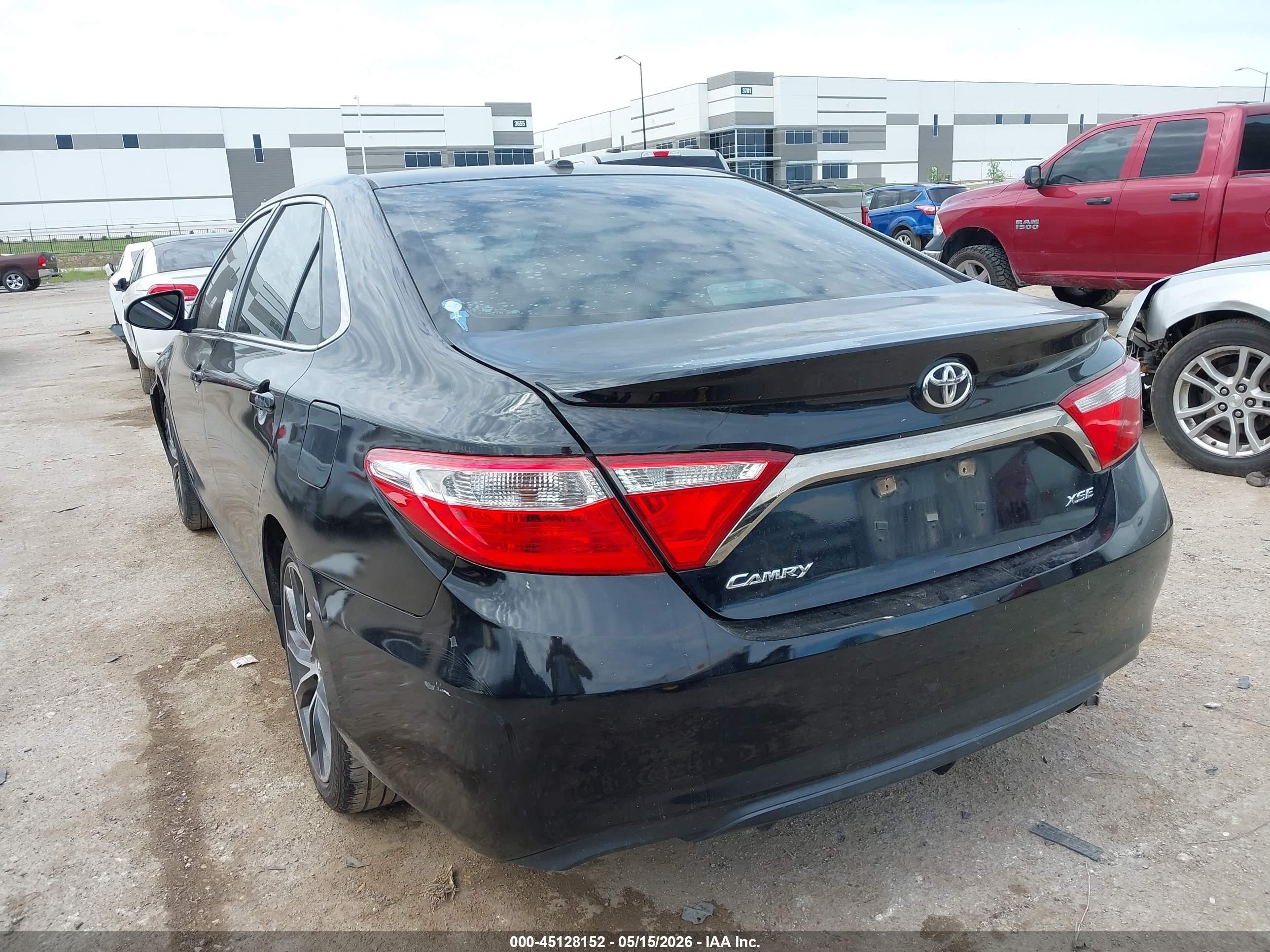 2015 Toyota Camry Xse Black vin: 4T1BF1FK6FU477373