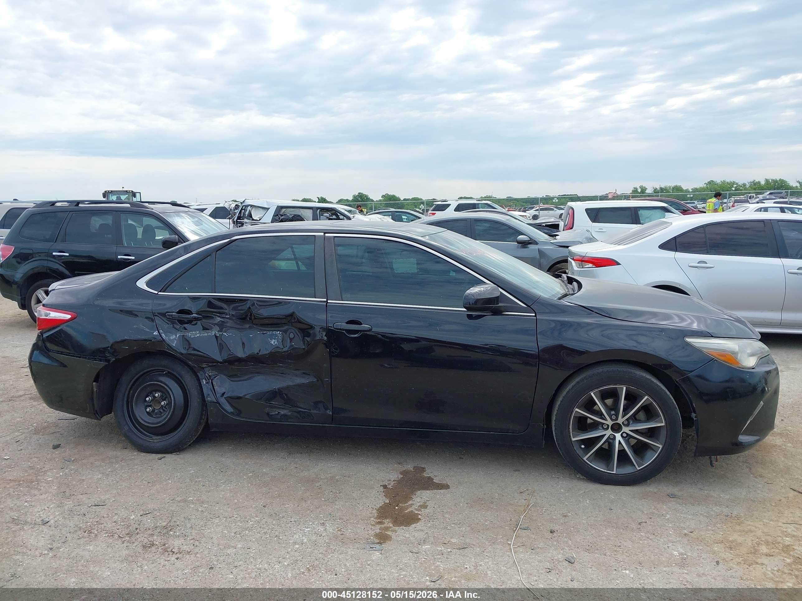 2015 Toyota Camry Xse Black vin: 4T1BF1FK6FU477373
