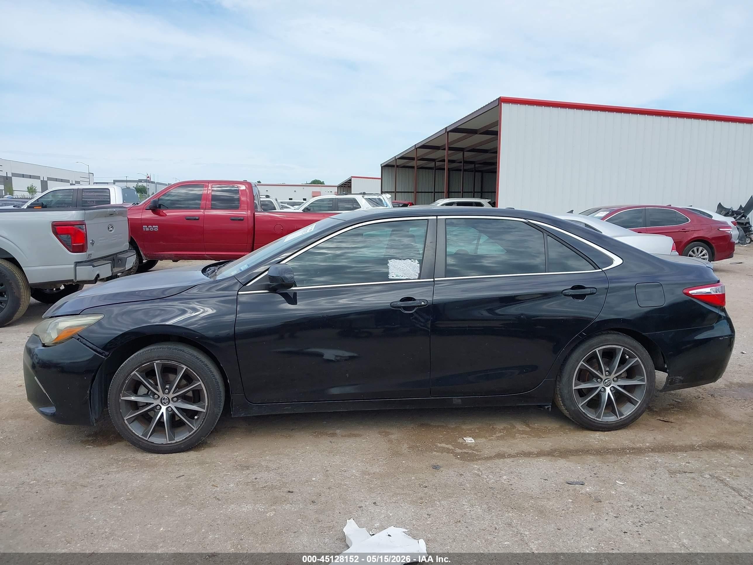 2015 Toyota Camry Xse Black vin: 4T1BF1FK6FU477373