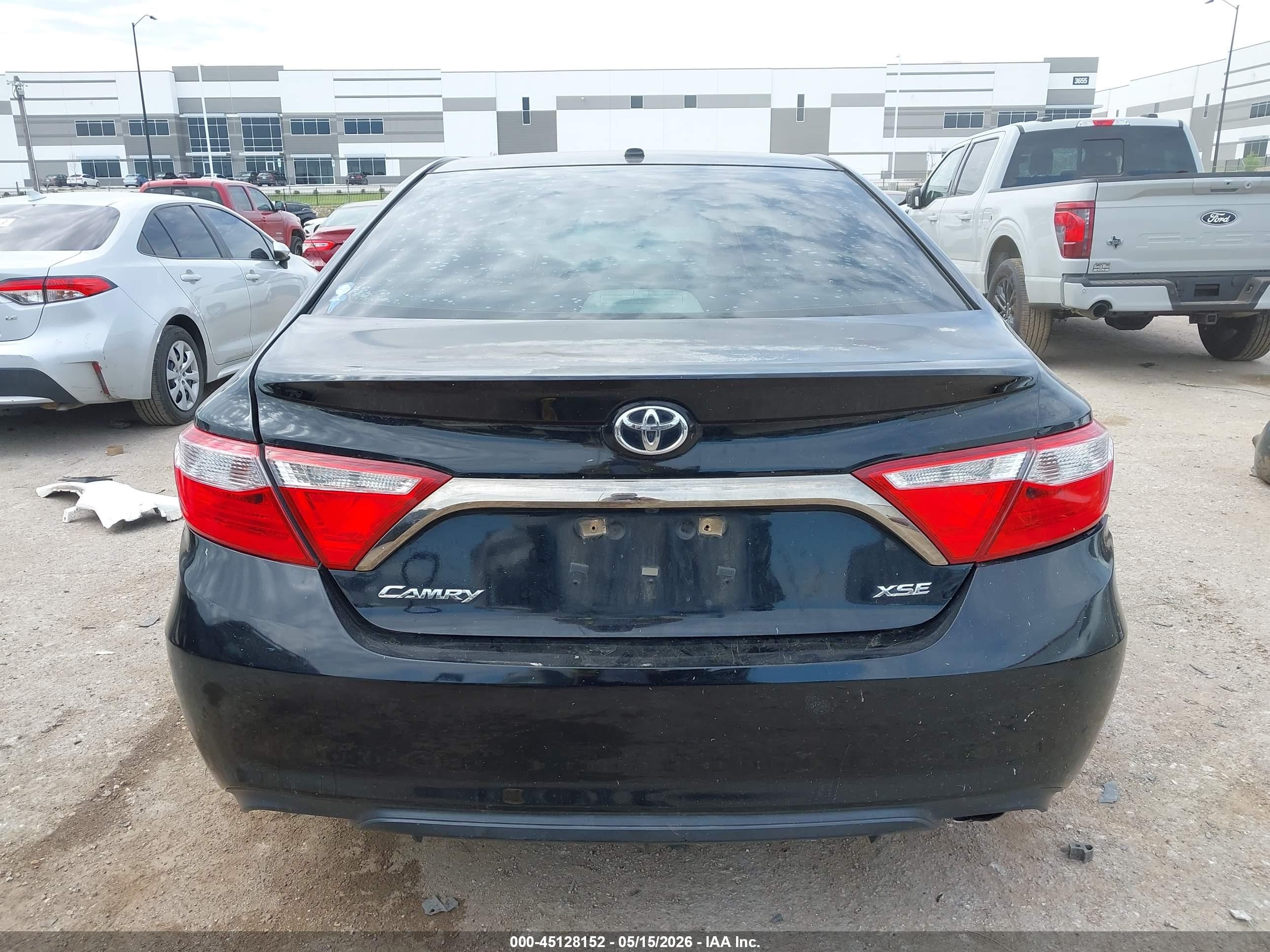 2015 Toyota Camry Xse Black vin: 4T1BF1FK6FU477373