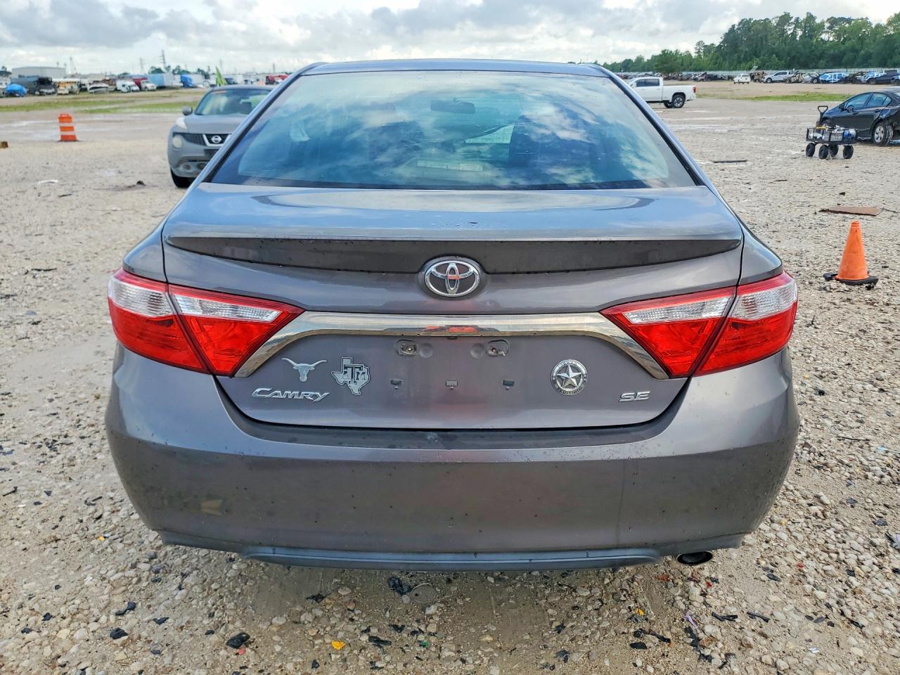 2015 Toyota Camry Se Gray vin: 4T1BF1FK6FU481164