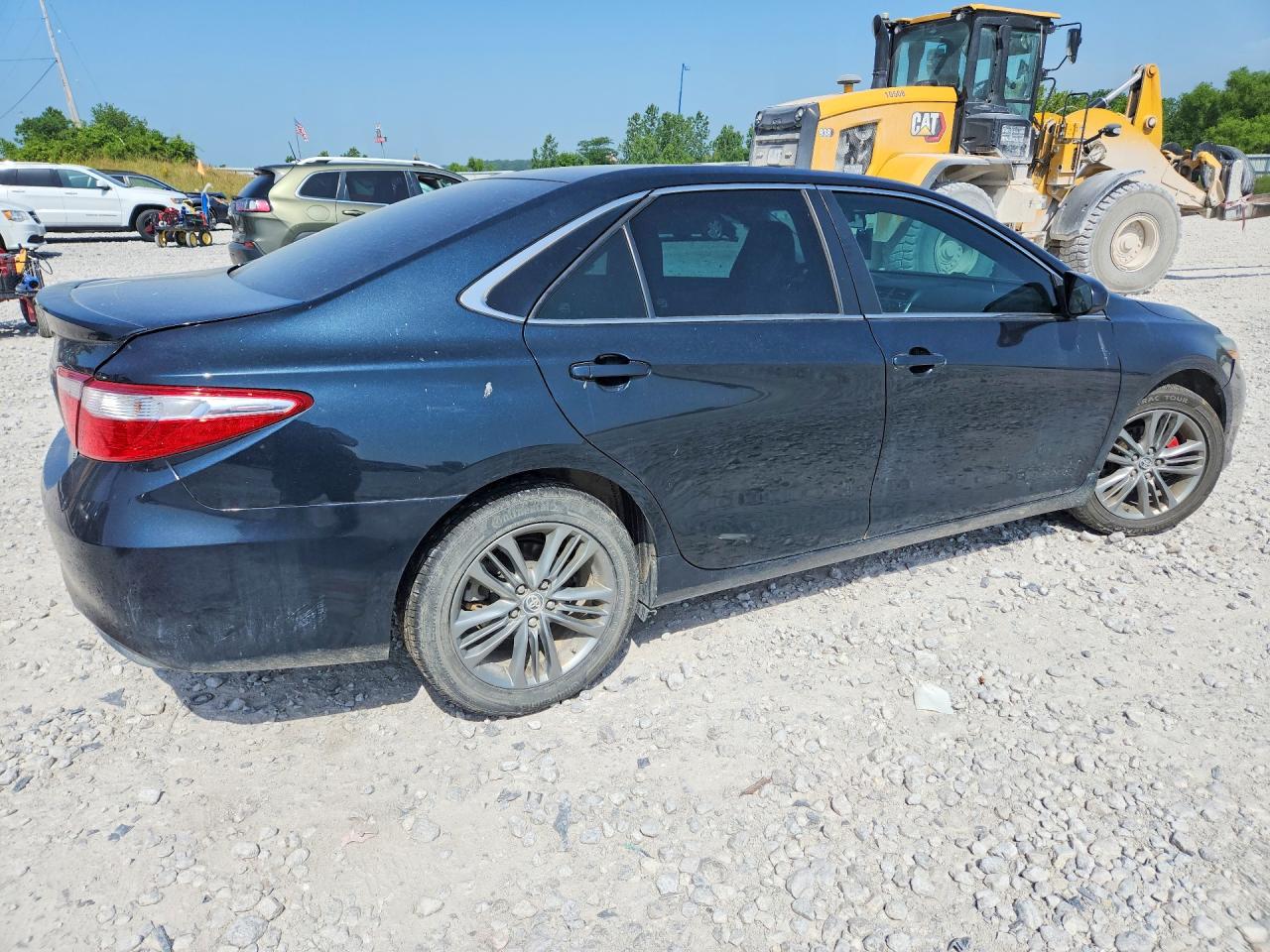 2015 Toyota Camry Se Black vin: 4T1BF1FK6FU482573