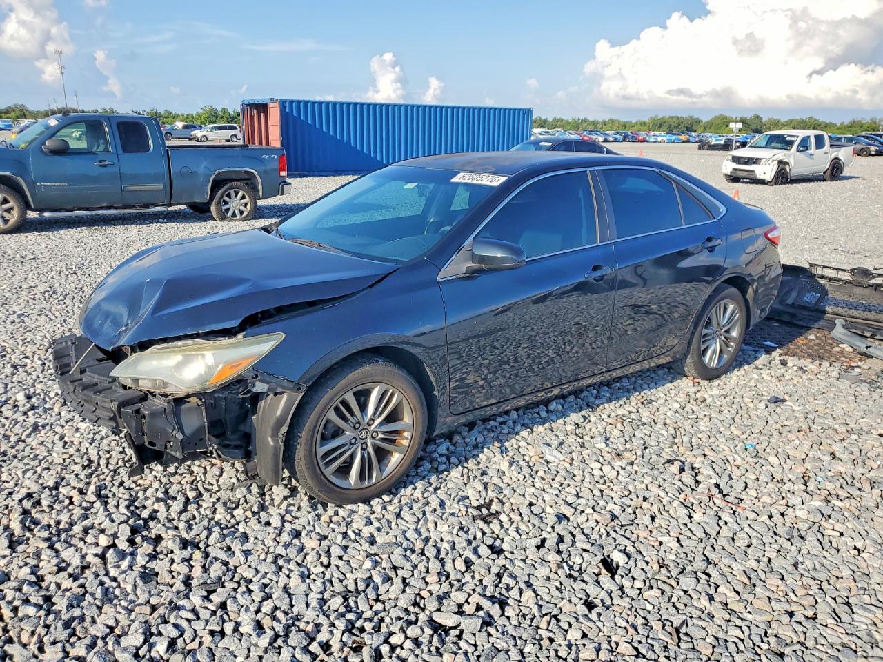 2015 Toyota Camry Se Black vin: 4T1BF1FK6FU876638