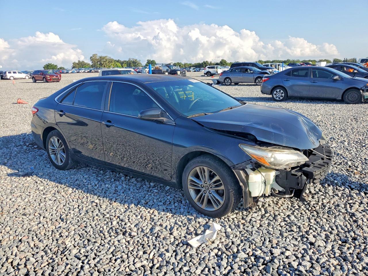 2015 Toyota Camry Se Black vin: 4T1BF1FK6FU876638