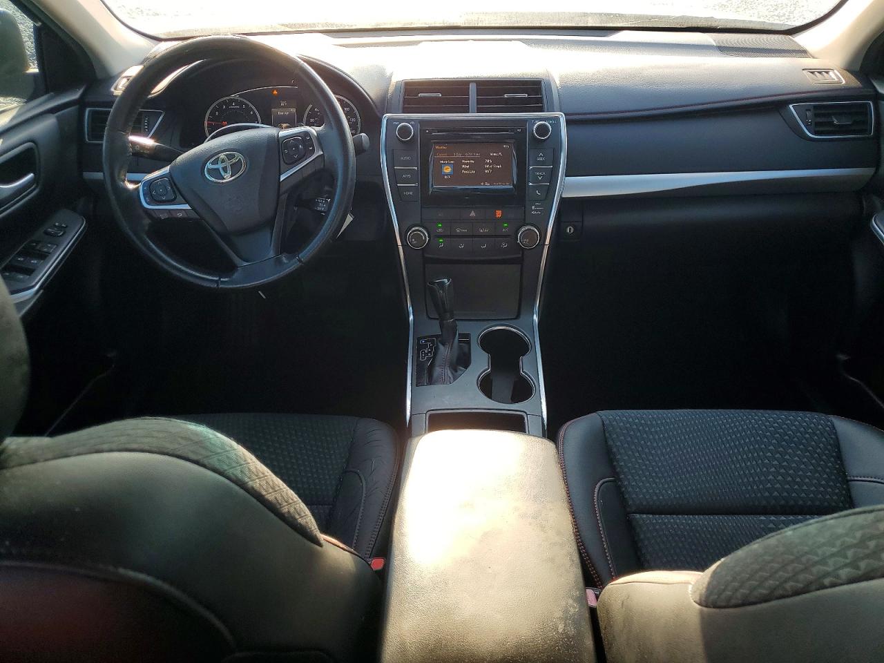 2015 Toyota Camry Se Black vin: 4T1BF1FK6FU876638