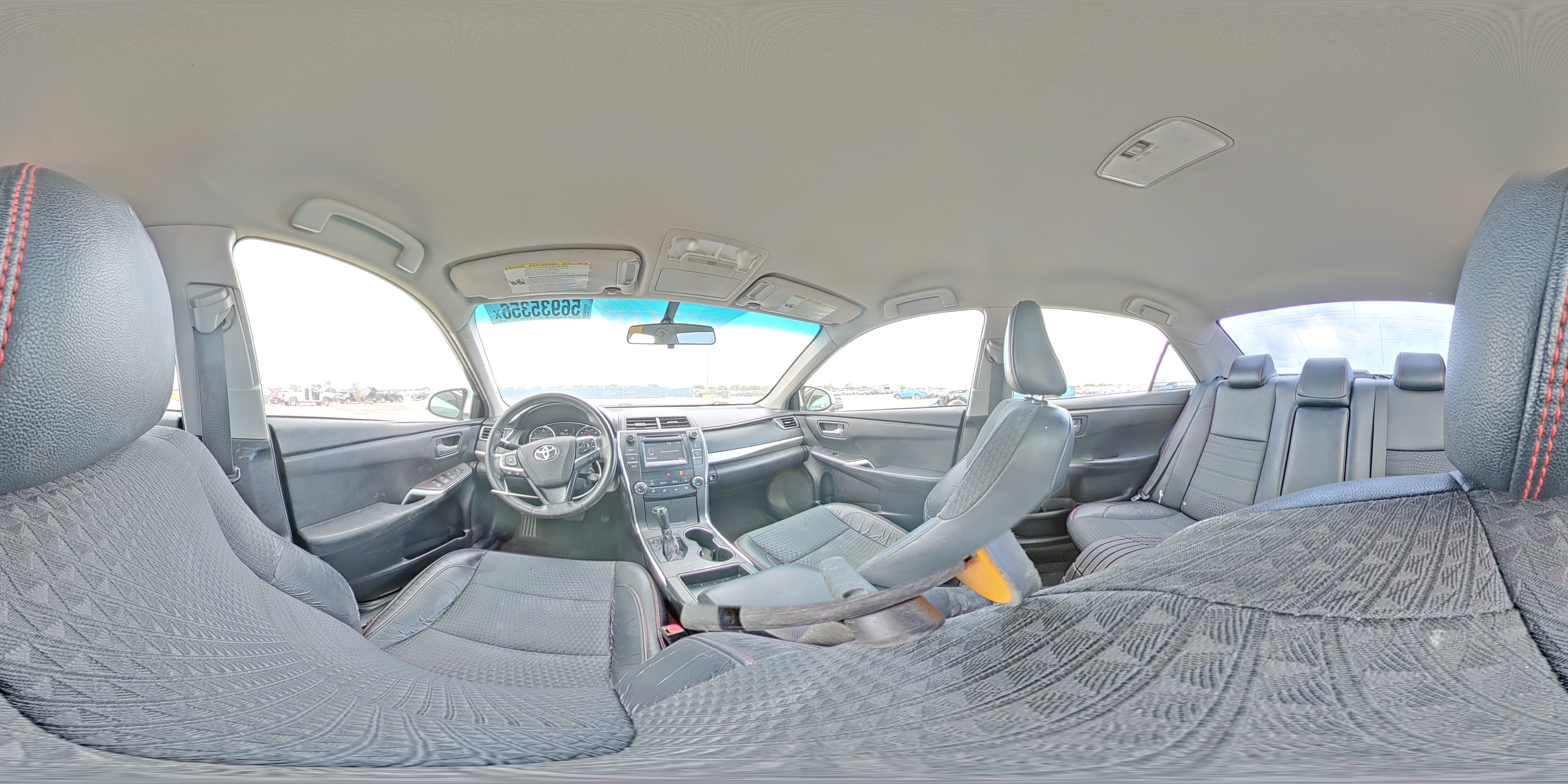 2015 Toyota Camry Se White vin: 4T1BF1FK6FU884562