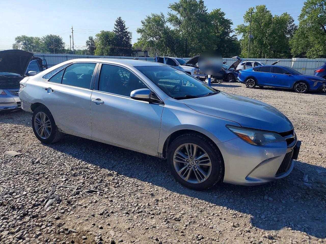 2015 Toyota Camry Se Silver vin: 4T1BF1FK6FU894590