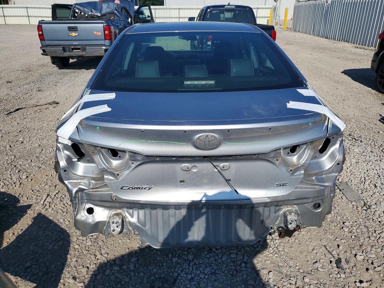 2015 Toyota Camry Se Silver vin: 4T1BF1FK6FU894590