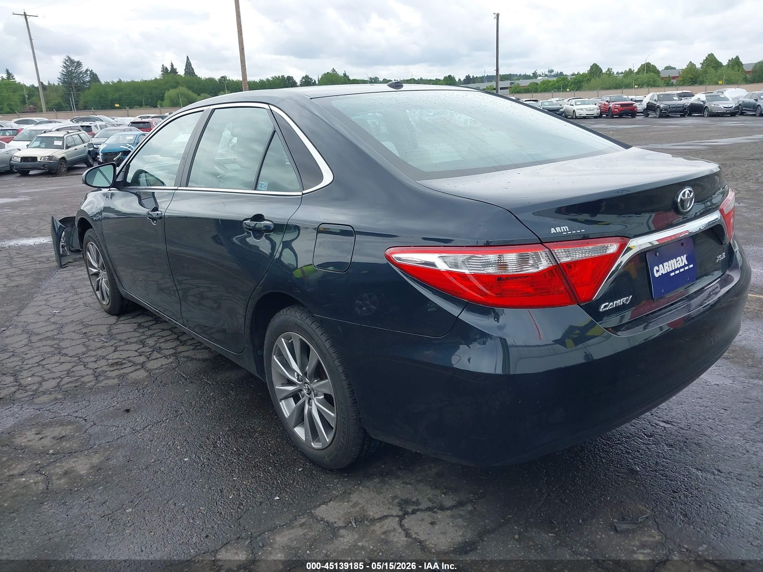 2015 Toyota Camry Xle Green vin: 4T1BF1FK6FU910044