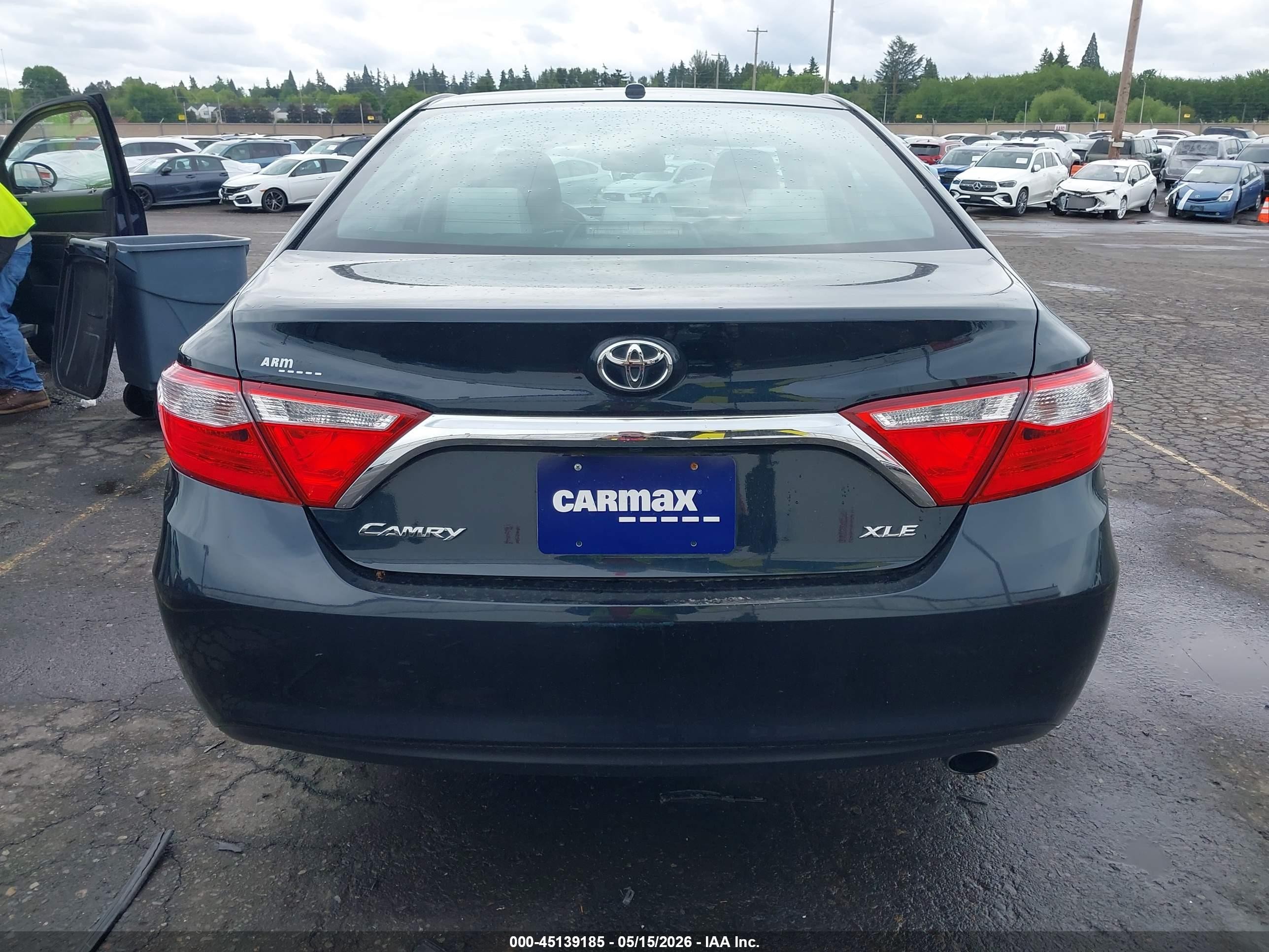 2015 Toyota Camry Xle Green vin: 4T1BF1FK6FU910044